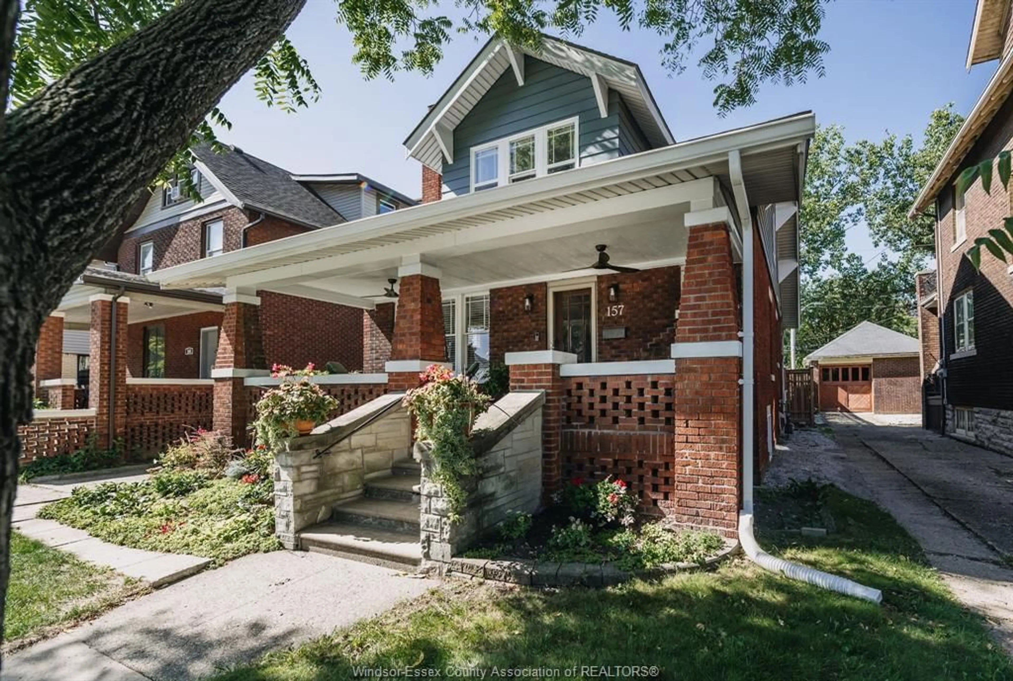 Home with brick exterior material, street for 157 MCEWAN, Windsor Ontario N9B 2E3