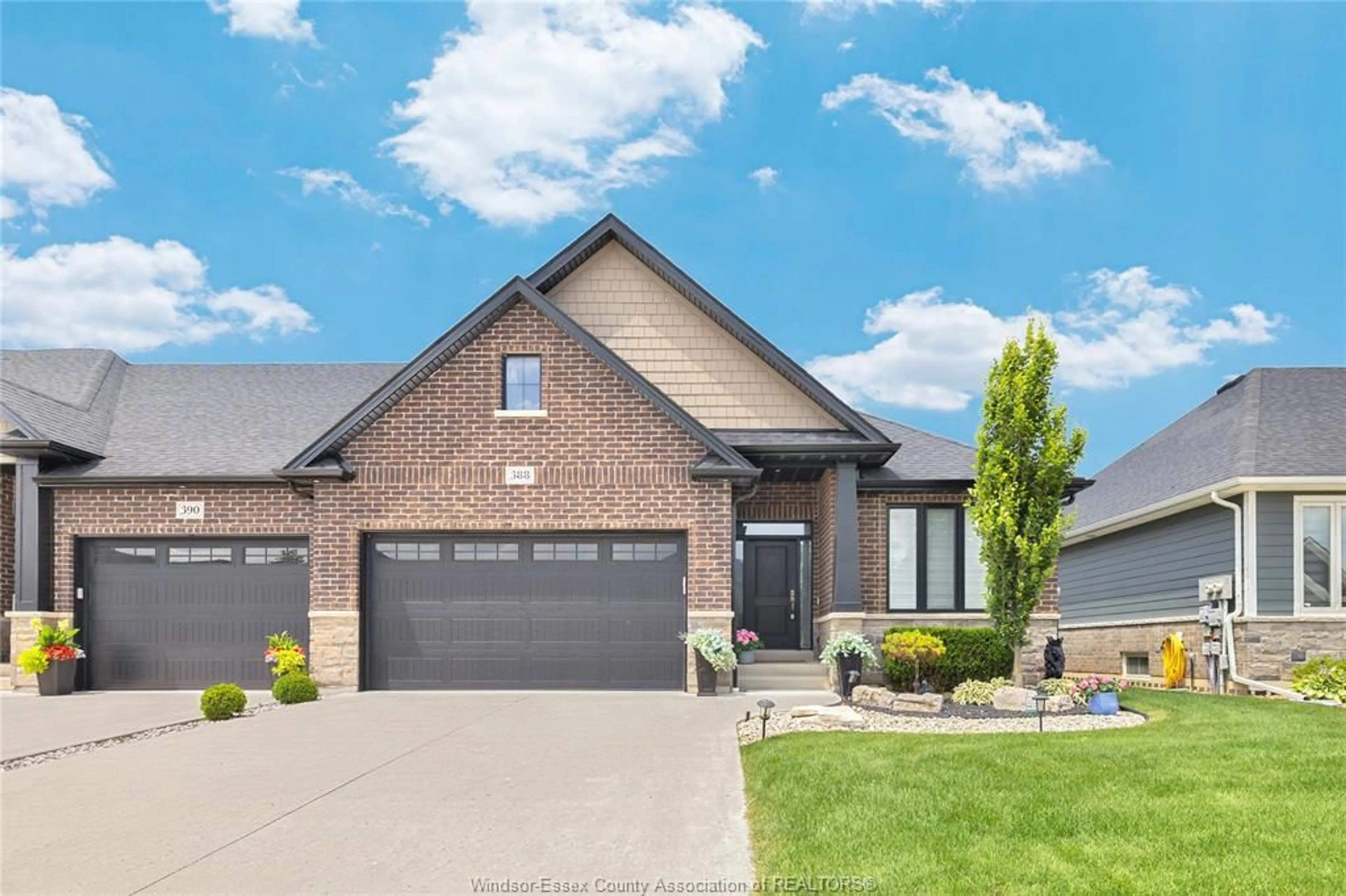 Home with brick exterior material, street for 388 BRUNMAR Cres, Lakeshore Ontario N8L 0Y2