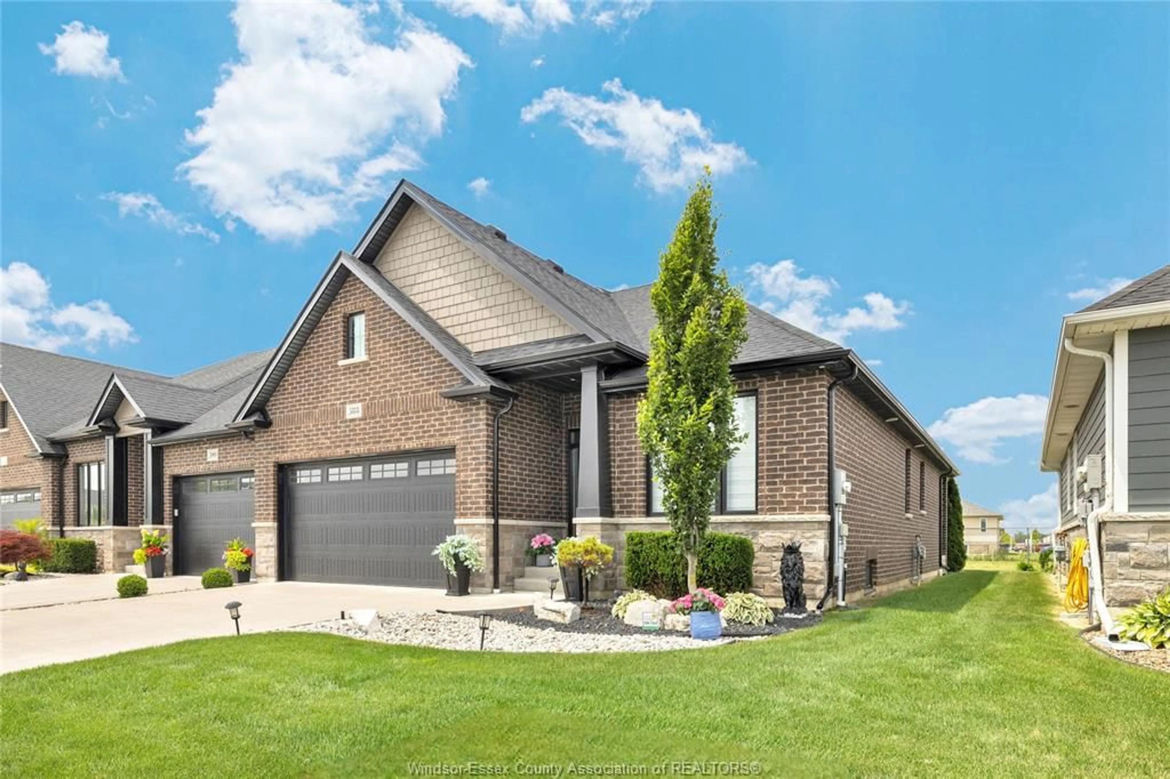 Home with brick exterior material, street for 388 BRUNMAR Cres, Lakeshore Ontario N8L 0Y2
