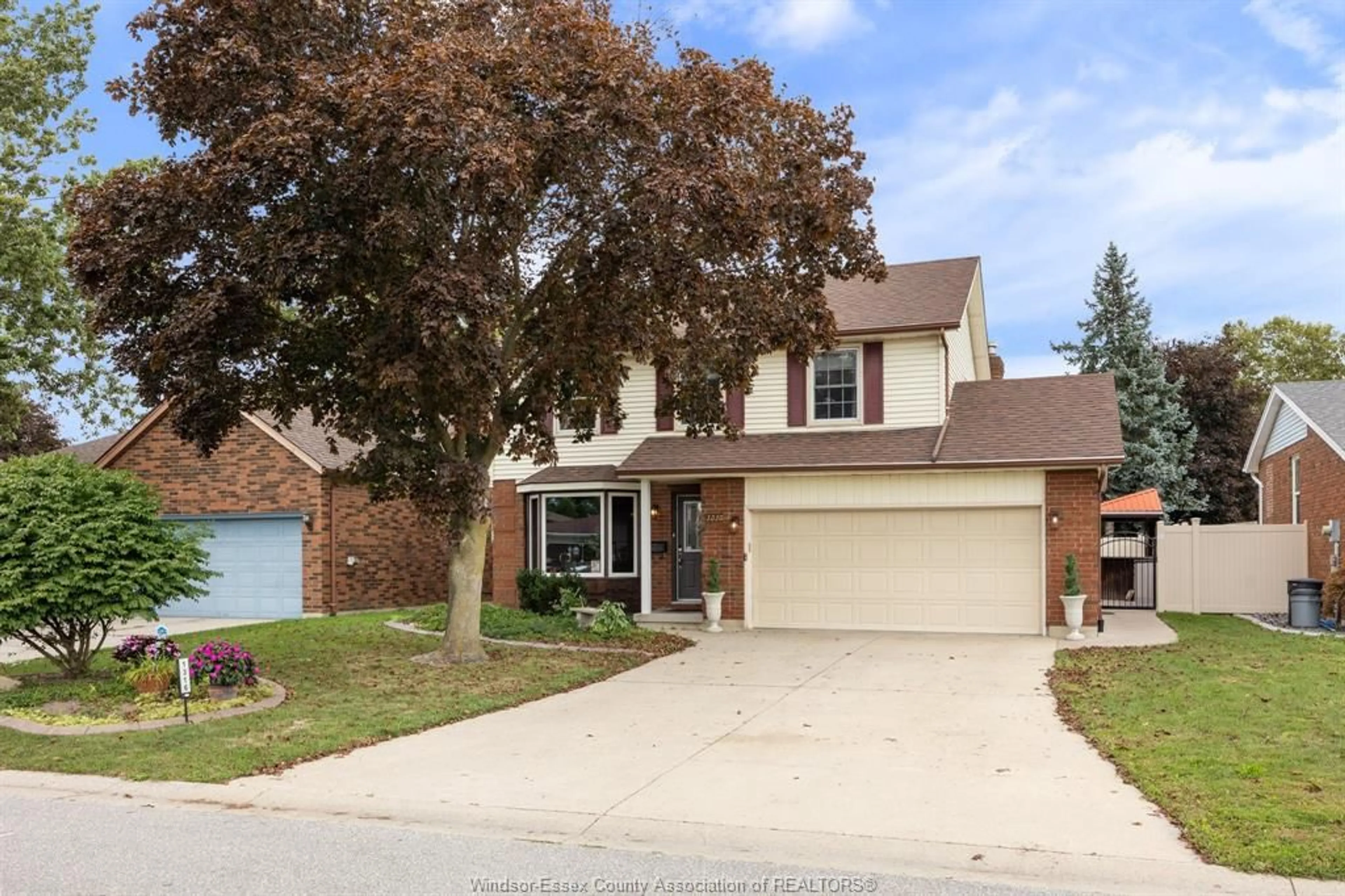 Home with brick exterior material, street for 1316 CARRIAGE Lane, LaSalle Ontario N9H 1Z9