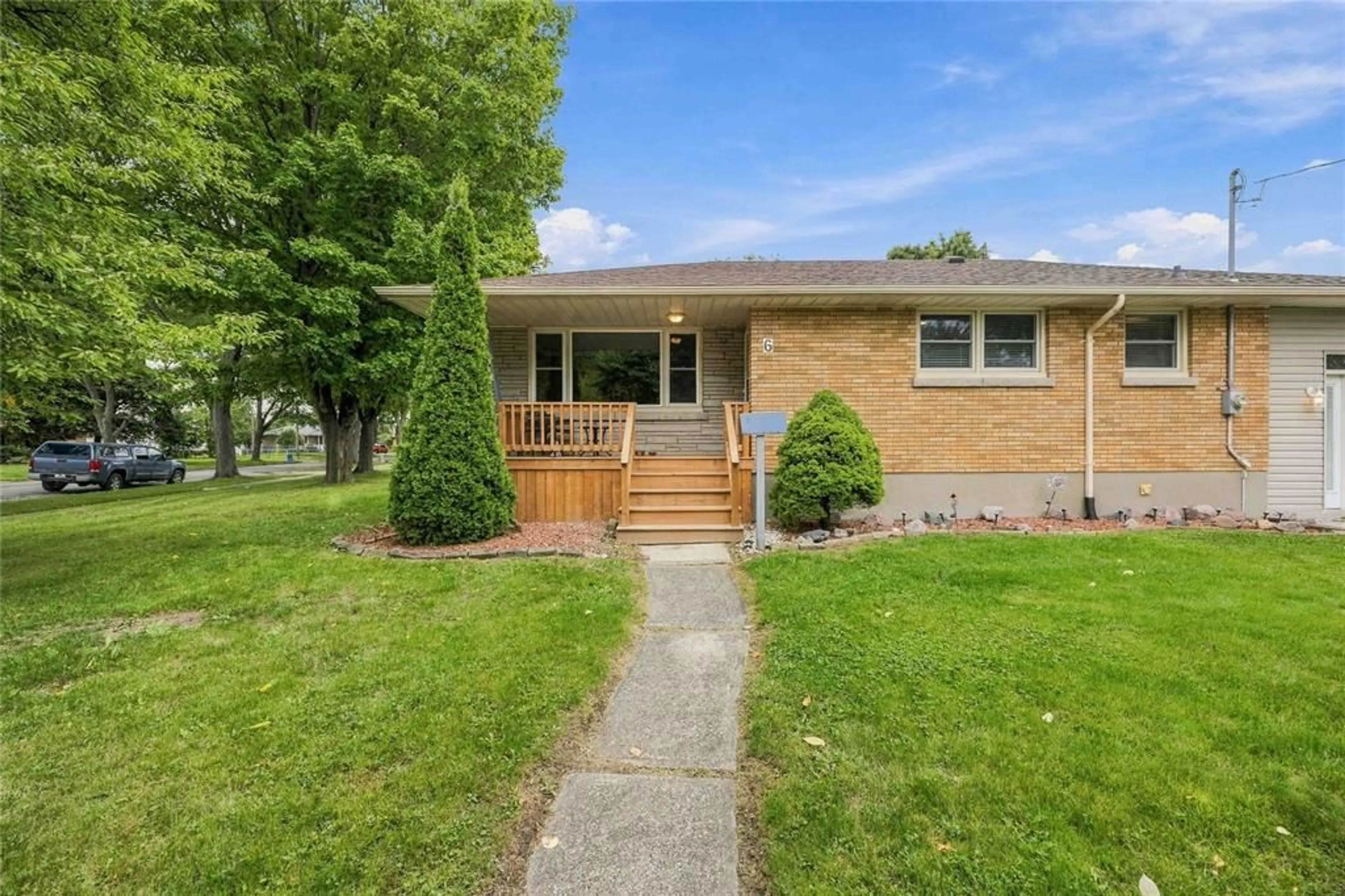 Home with brick exterior material, street for 6 MASSEY Cres, Sarnia Ontario N7S 2P5