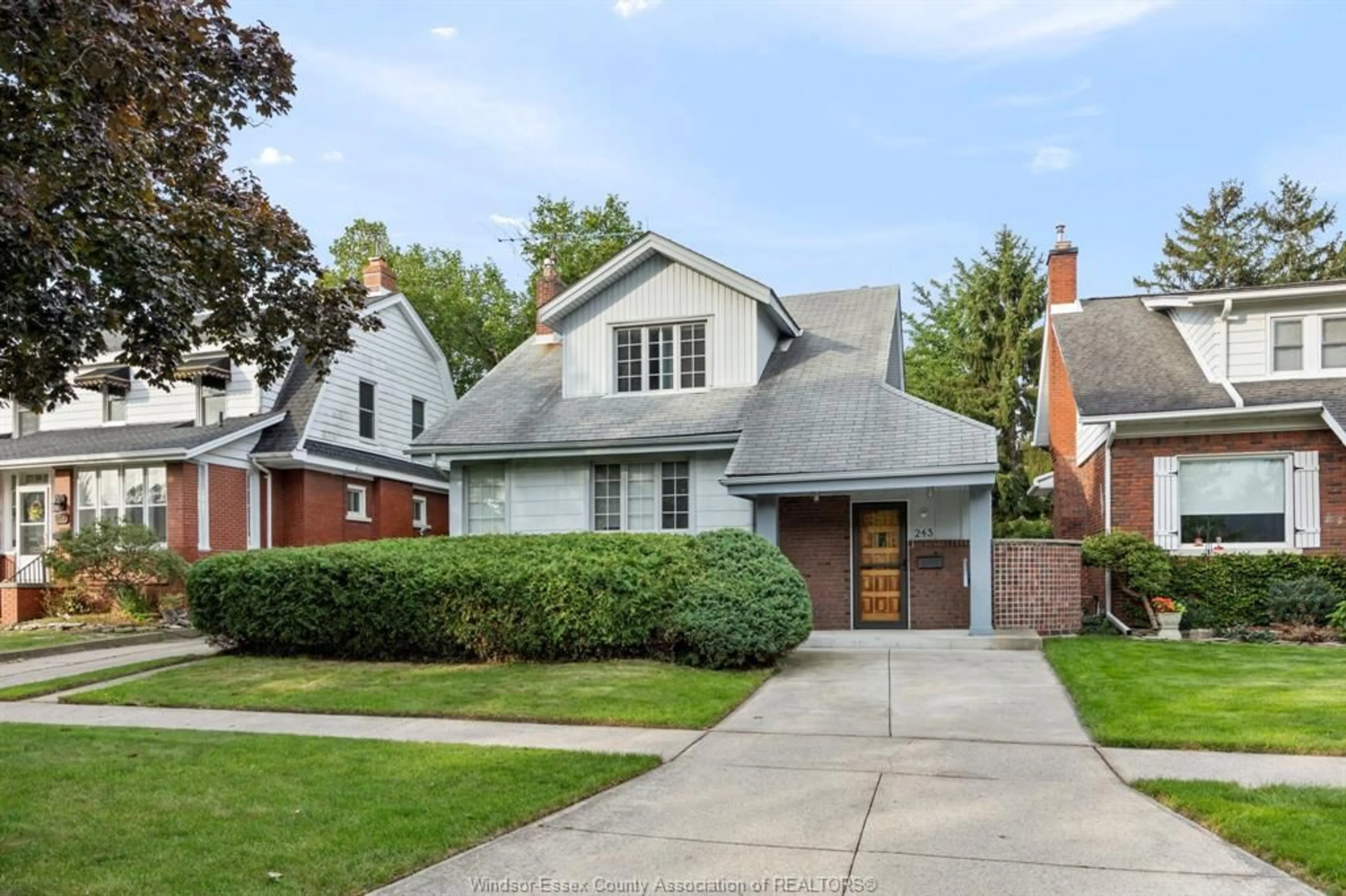Home with brick exterior material, street for 243 ESDRAS Pl, Windsor Ontario N8S 2M4