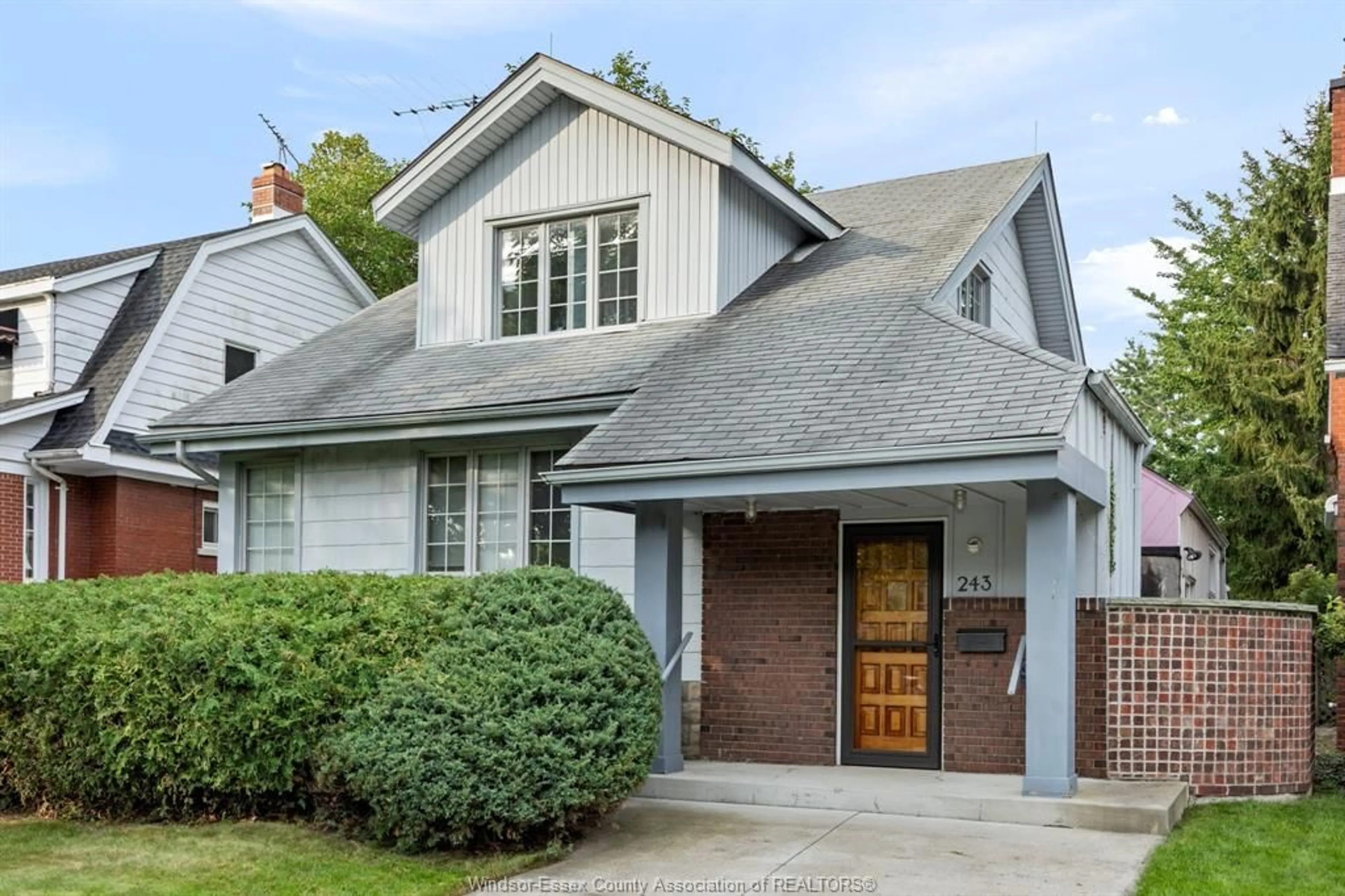 Home with brick exterior material, street for 243 ESDRAS Pl, Windsor Ontario N8S 2M4