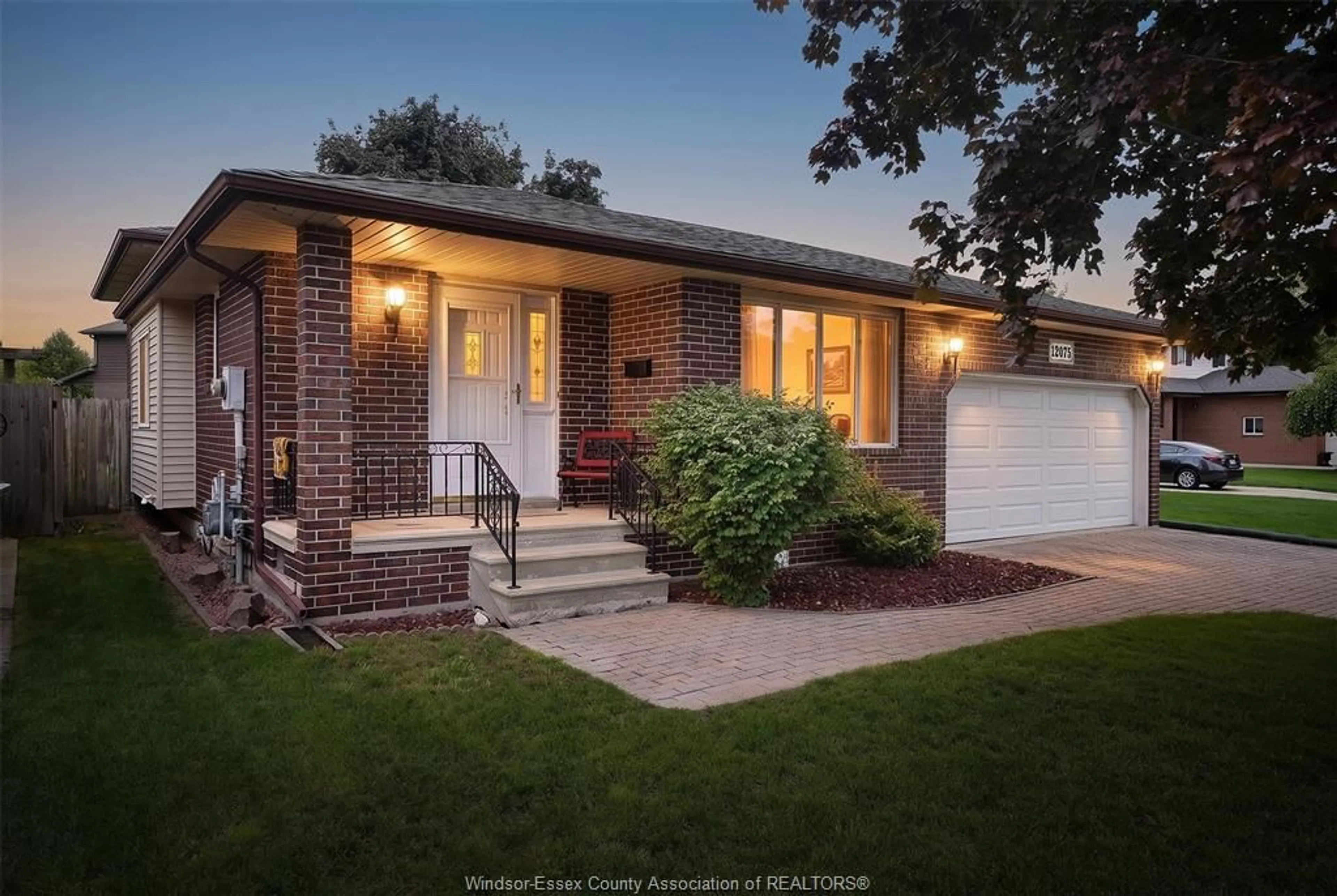 Home with brick exterior material, street for 12075 ST. THOMAS Cres, Tecumseh Ontario N8N 3V6