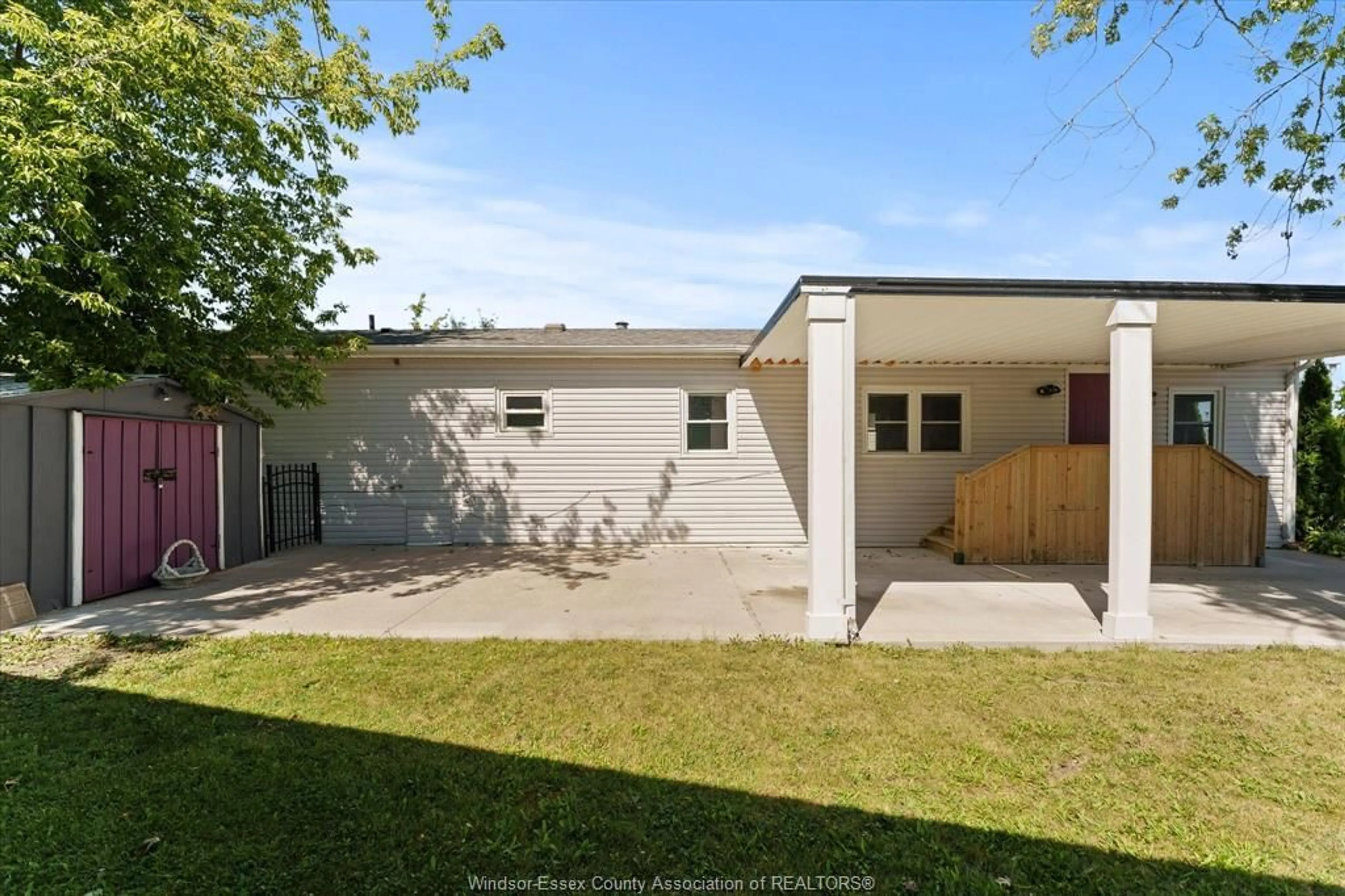 A pic from outside/outdoor area/front of a property/back of a property/a pic from drone, street for 52 PARKSIDE Dr, McGregor Ontario N0R 1J0