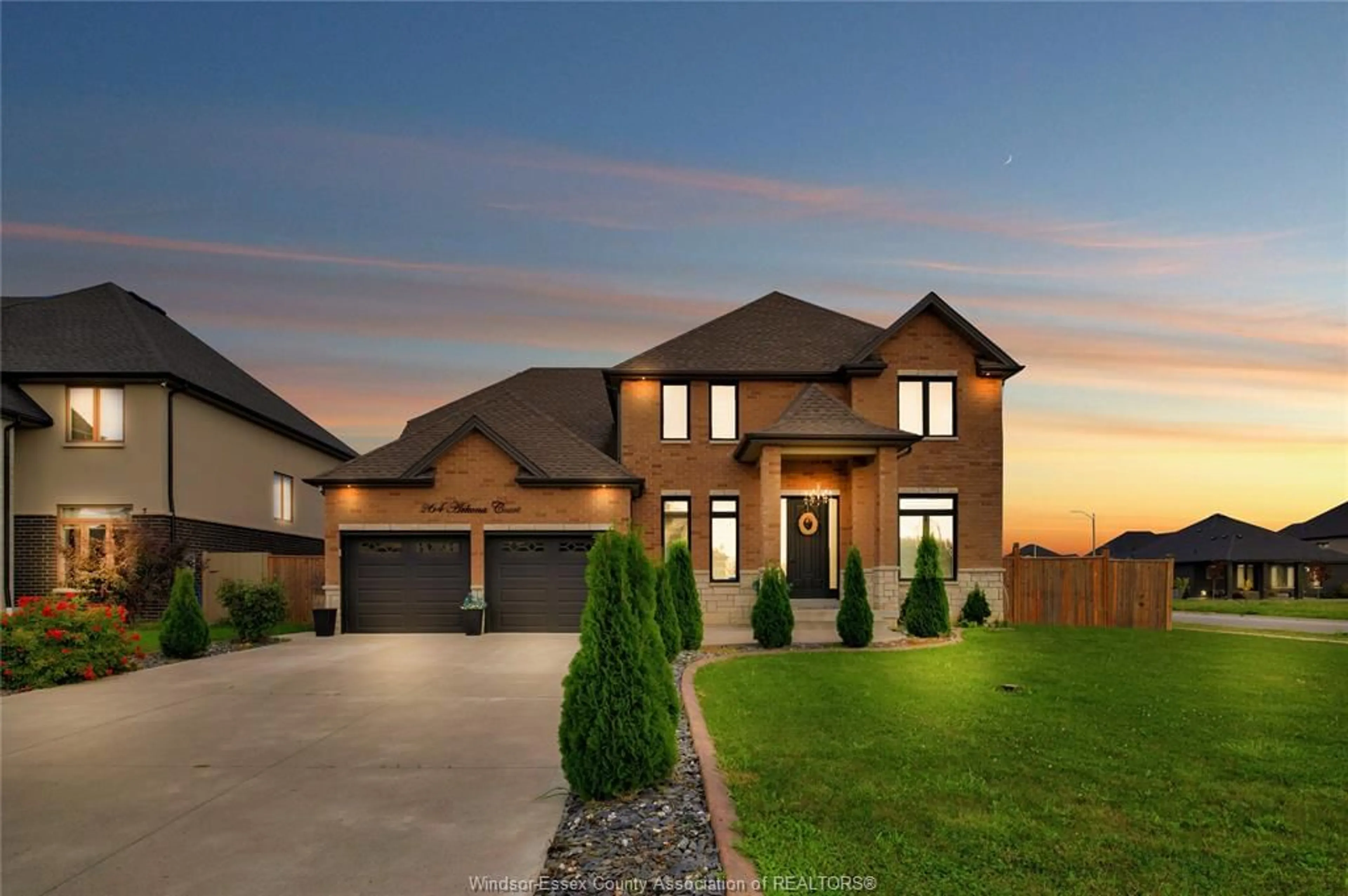 Home with brick exterior material, street for 264 ARKONA, Lakeshore Ontario N8L 0S6
