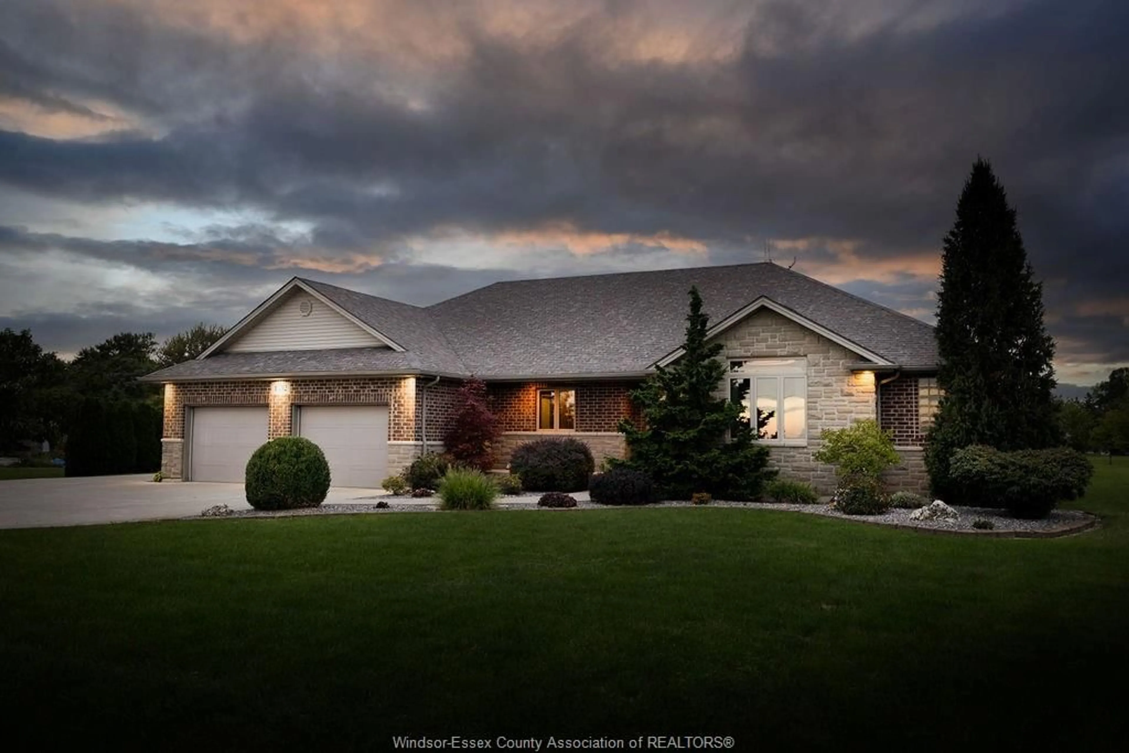 Home with vinyl exterior material, street for 1352 Tecumseh Rd, Lakeshore Ontario N0R 1N0