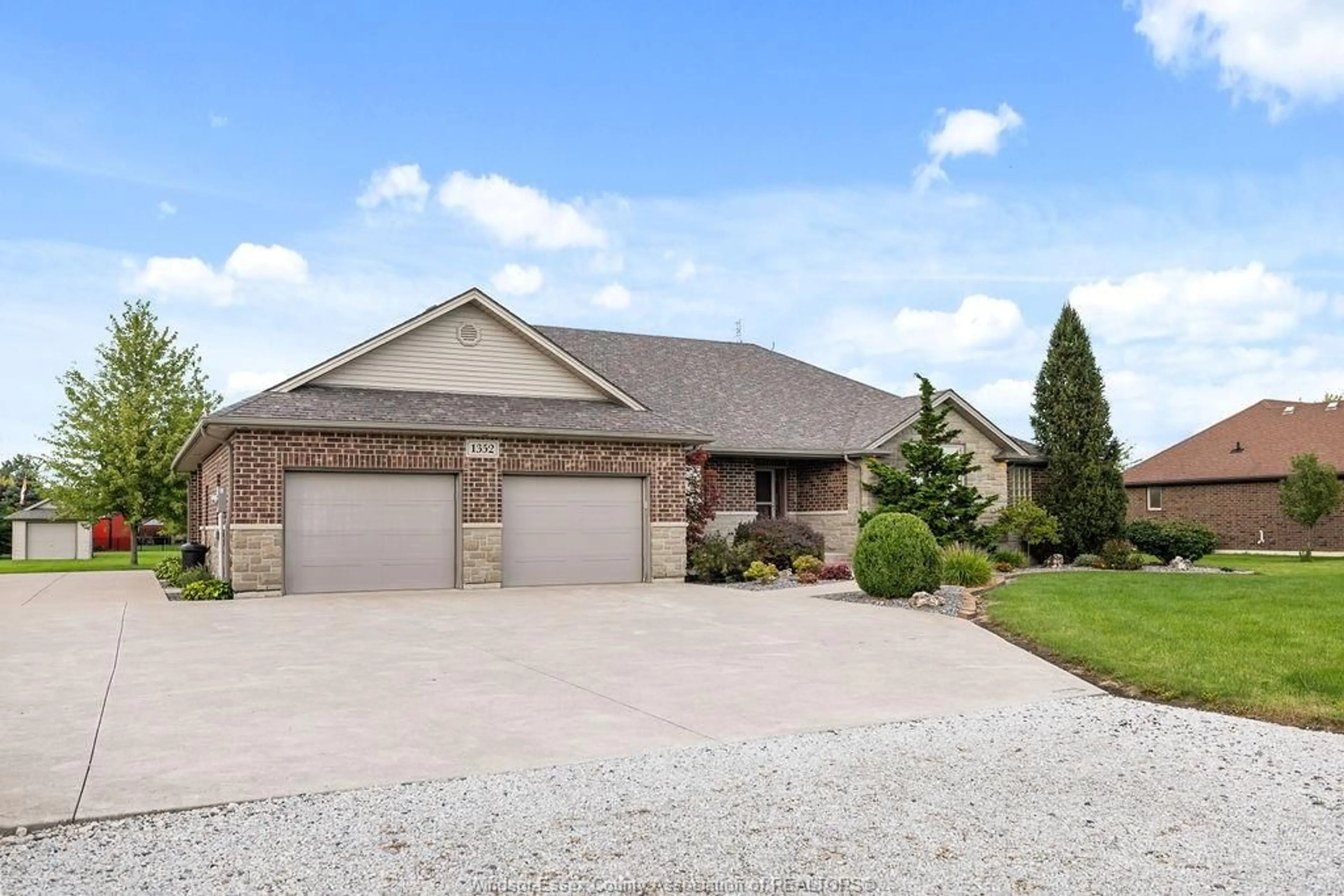 Home with brick exterior material, street for 1352 Tecumseh Rd, Lakeshore Ontario N0R 1N0