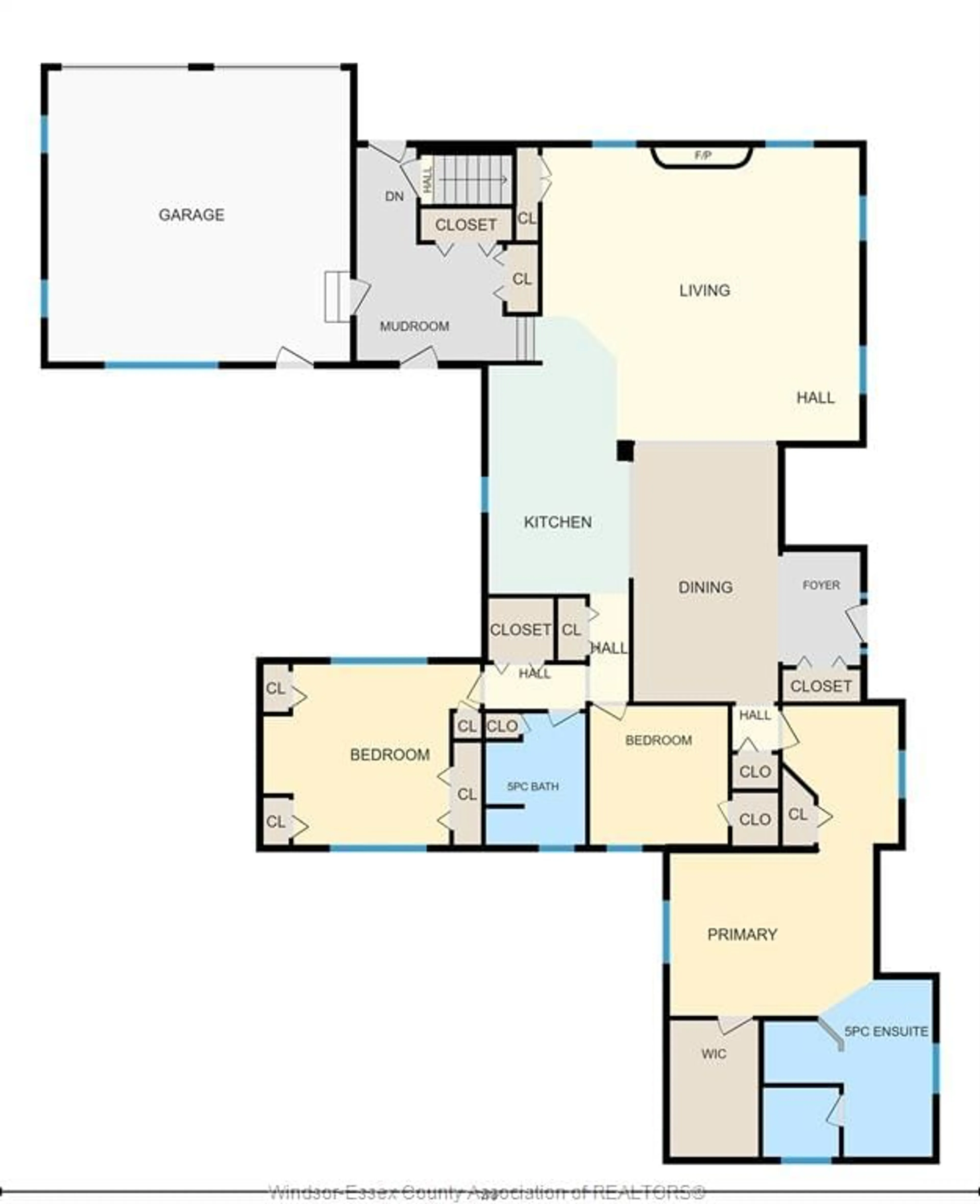 Floor plan for 374 INMAN Sideroad, Kingsville Ontario N0P 2G0