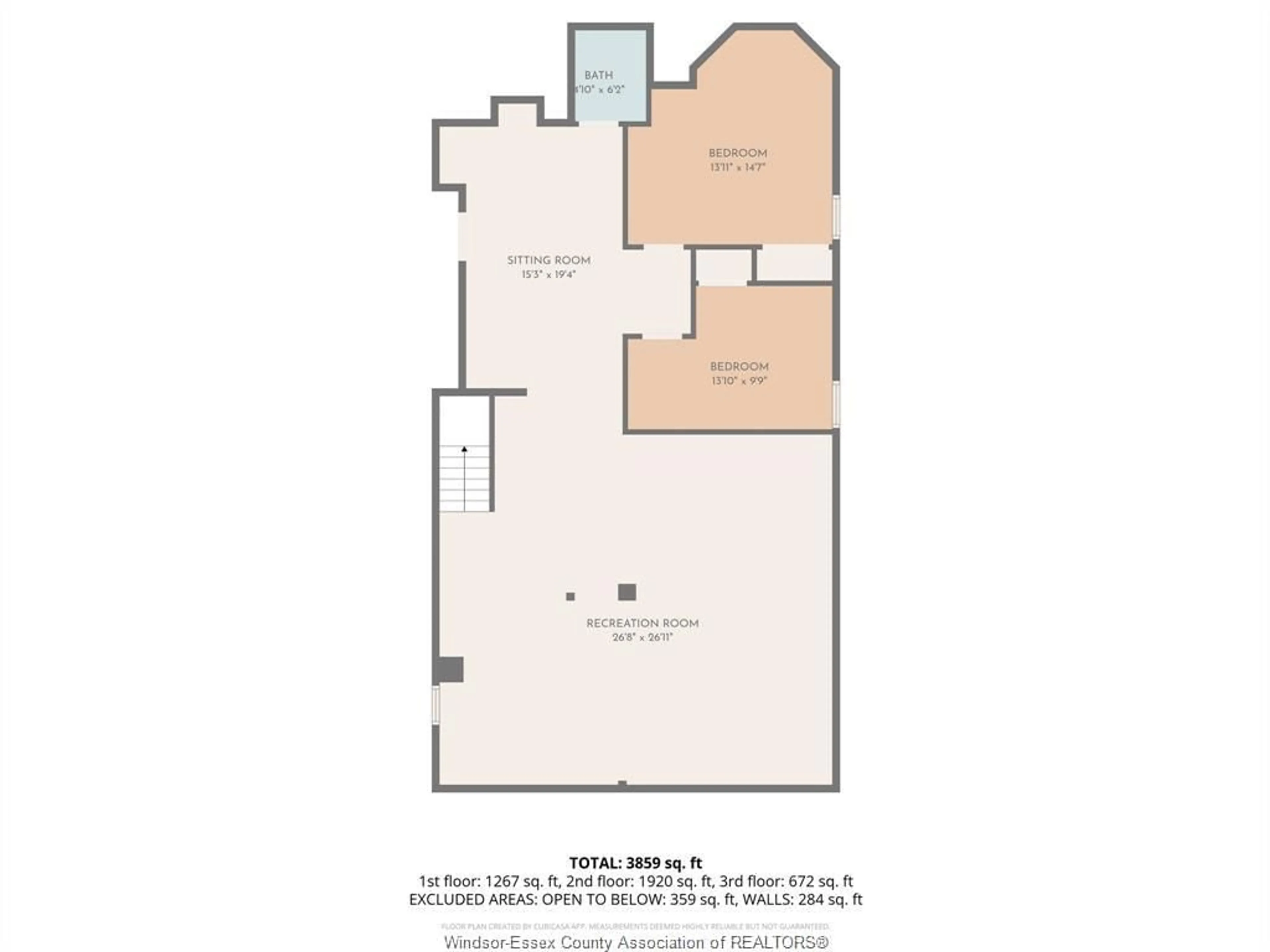 Floor plan for 172 POINTE WEST Dr, Amherstburg Ontario N9V 3R6