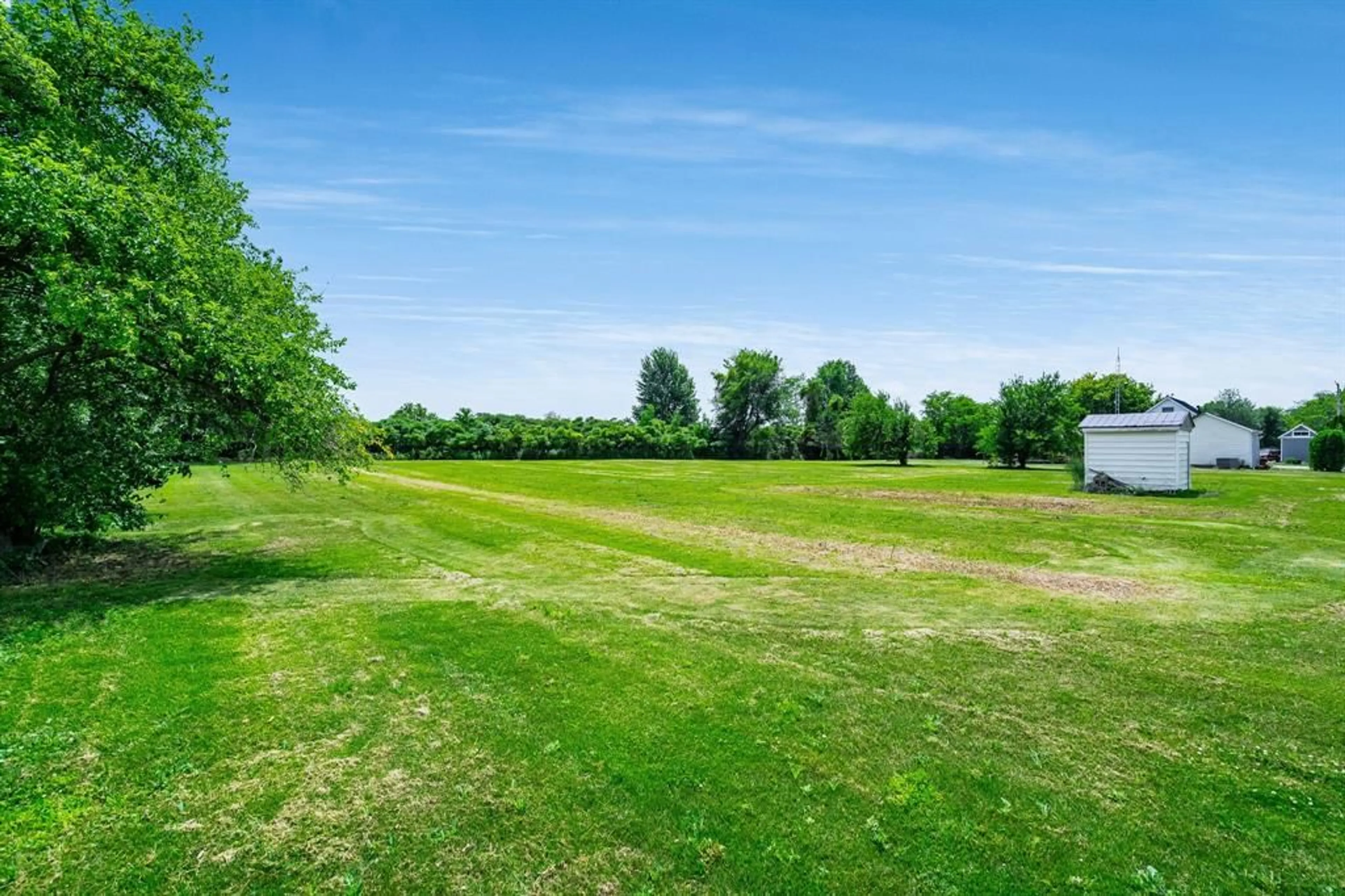 A pic from outside/outdoor area/front of a property/back of a property/a pic from drone, water/lake/river/ocean view for 5590 Sixth Line, Fletcher Ontario N0P 1W0