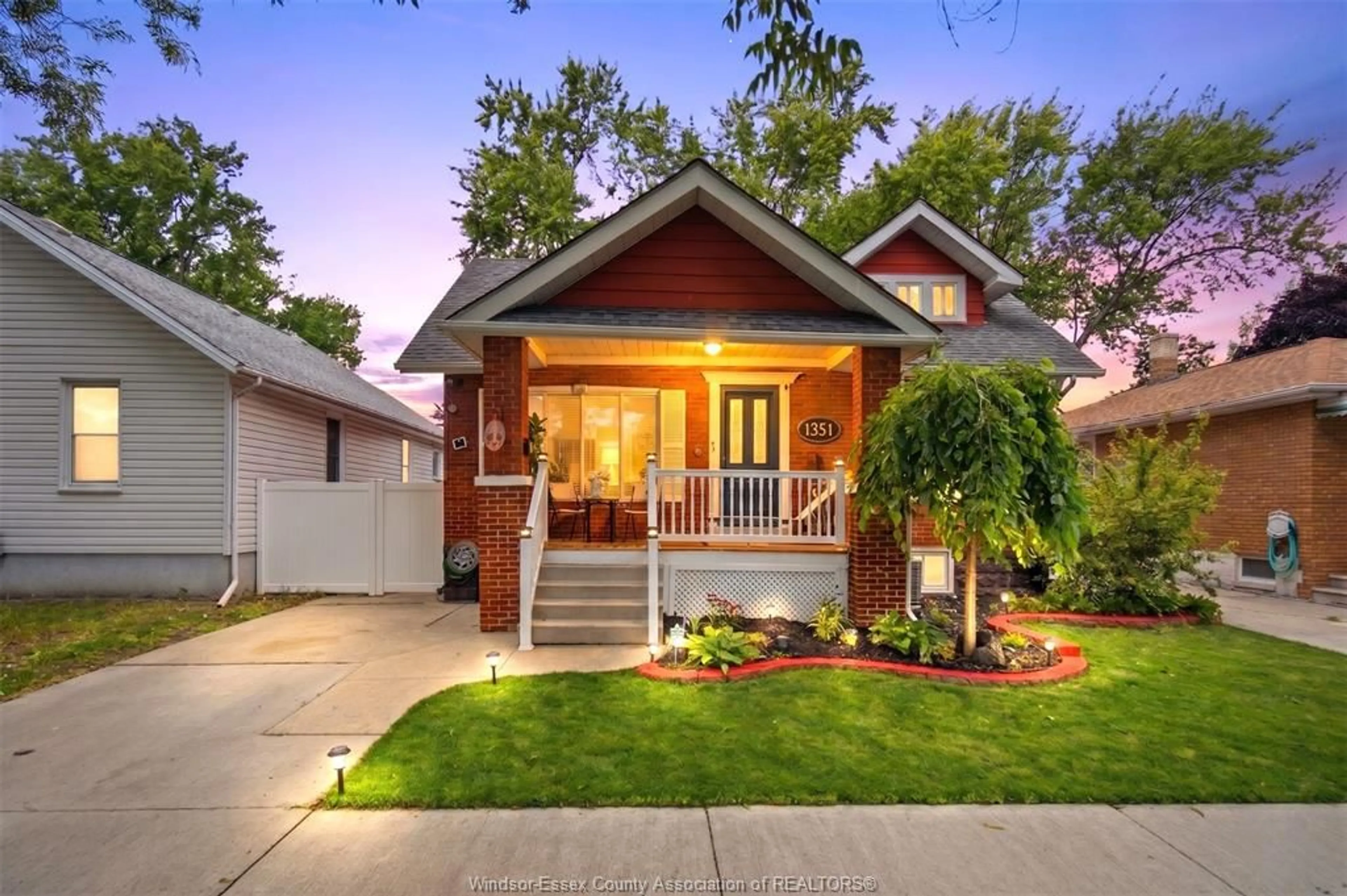 Home with brick exterior material, street for 1351 FRANCOIS Rd, Windsor Ontario N8Y 4L2