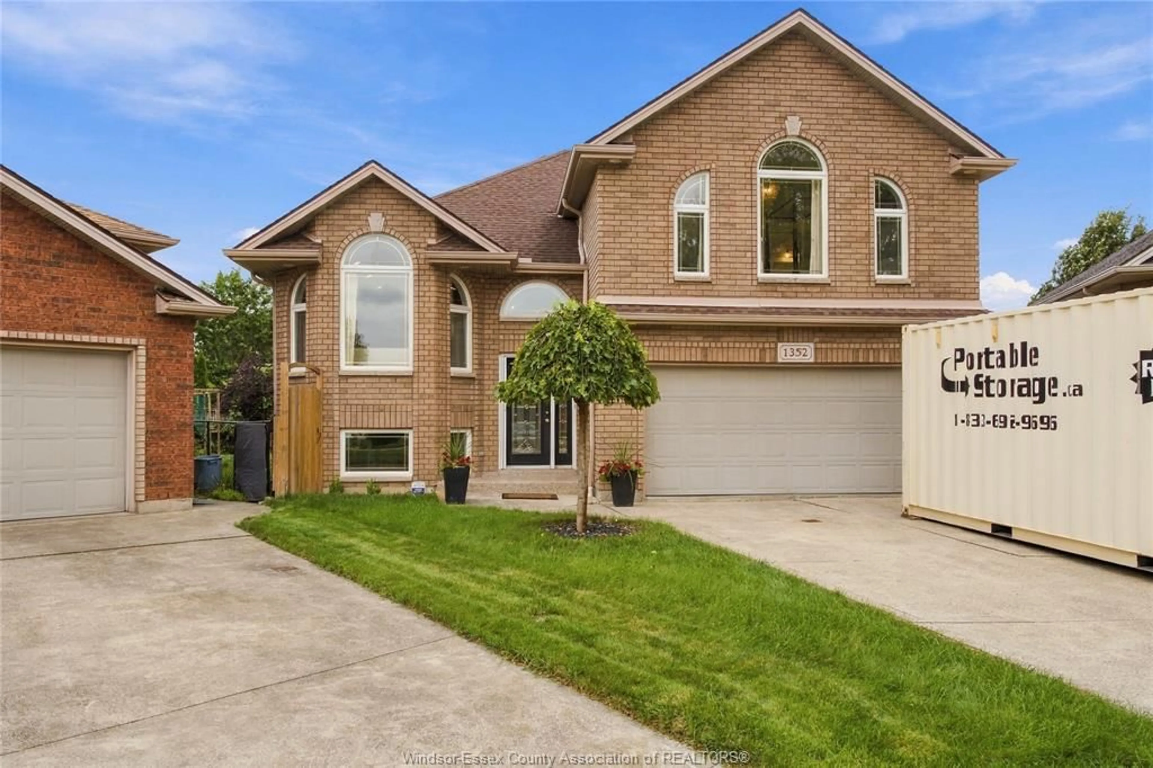Home with brick exterior material, street for 1352 MERIDIAN, Windsor Ontario N9G 2Z8