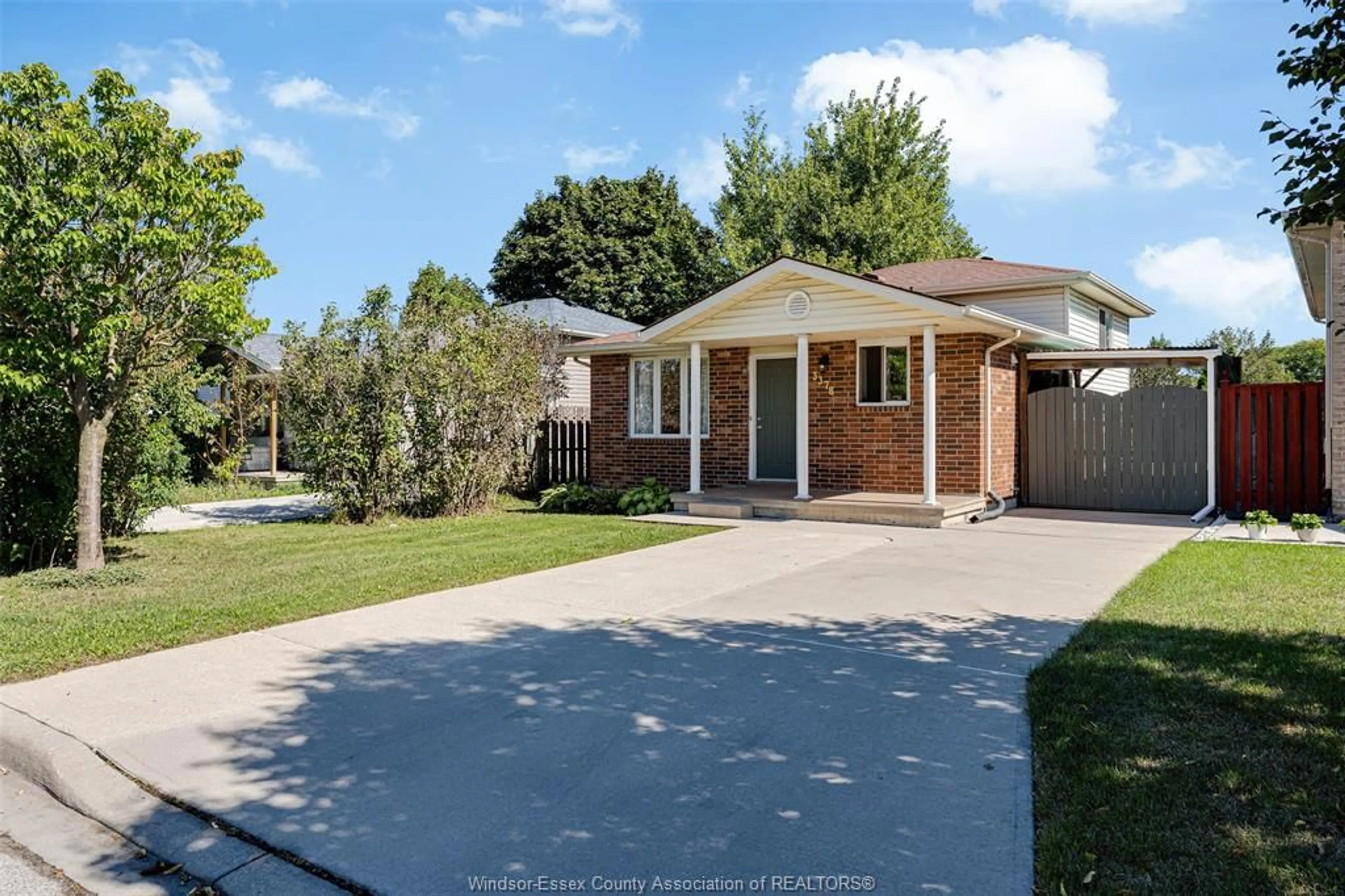 Home with brick exterior material, street for 3378 CANDLEWOOD, Windsor Ontario N8W 5M5