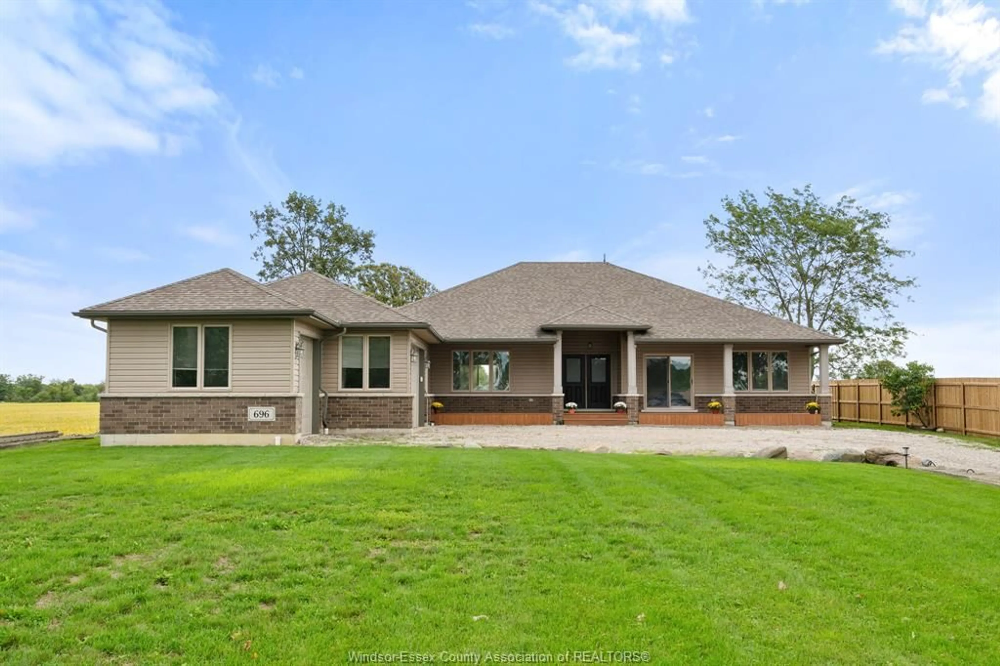 Home with brick exterior material, unknown for 696 PUCE Rd, Lakeshore Ontario N8M 2X7