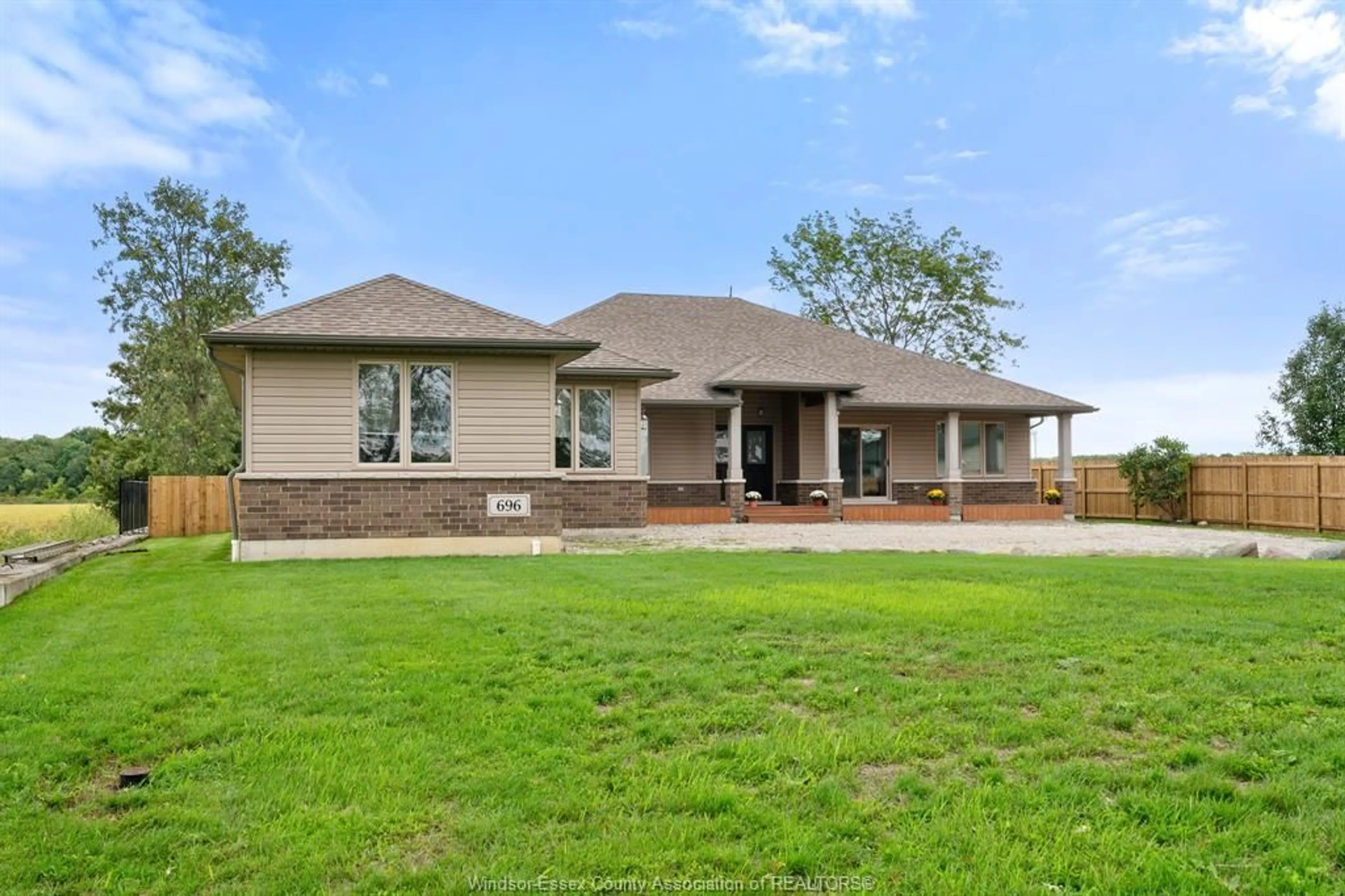Home with brick exterior material, unknown for 696 PUCE Rd, Lakeshore Ontario N8M 2X7