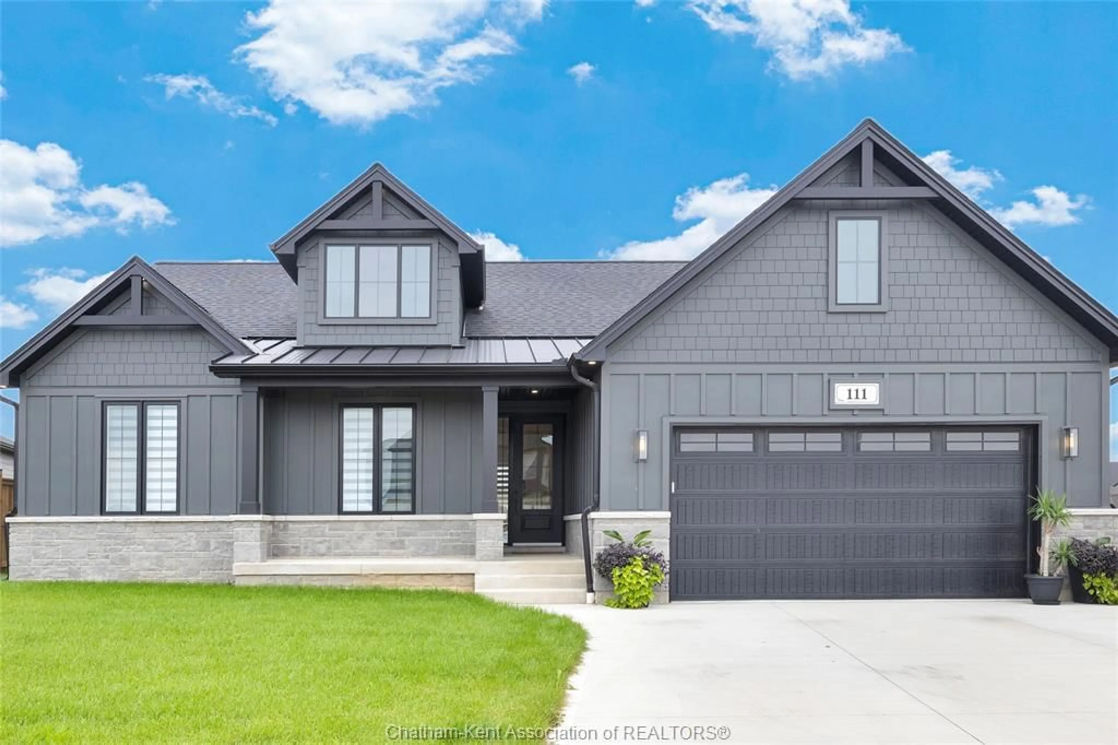 Home with brick exterior material, street for 111 Bloomington Way, Chatham Ontario N7L 0H2