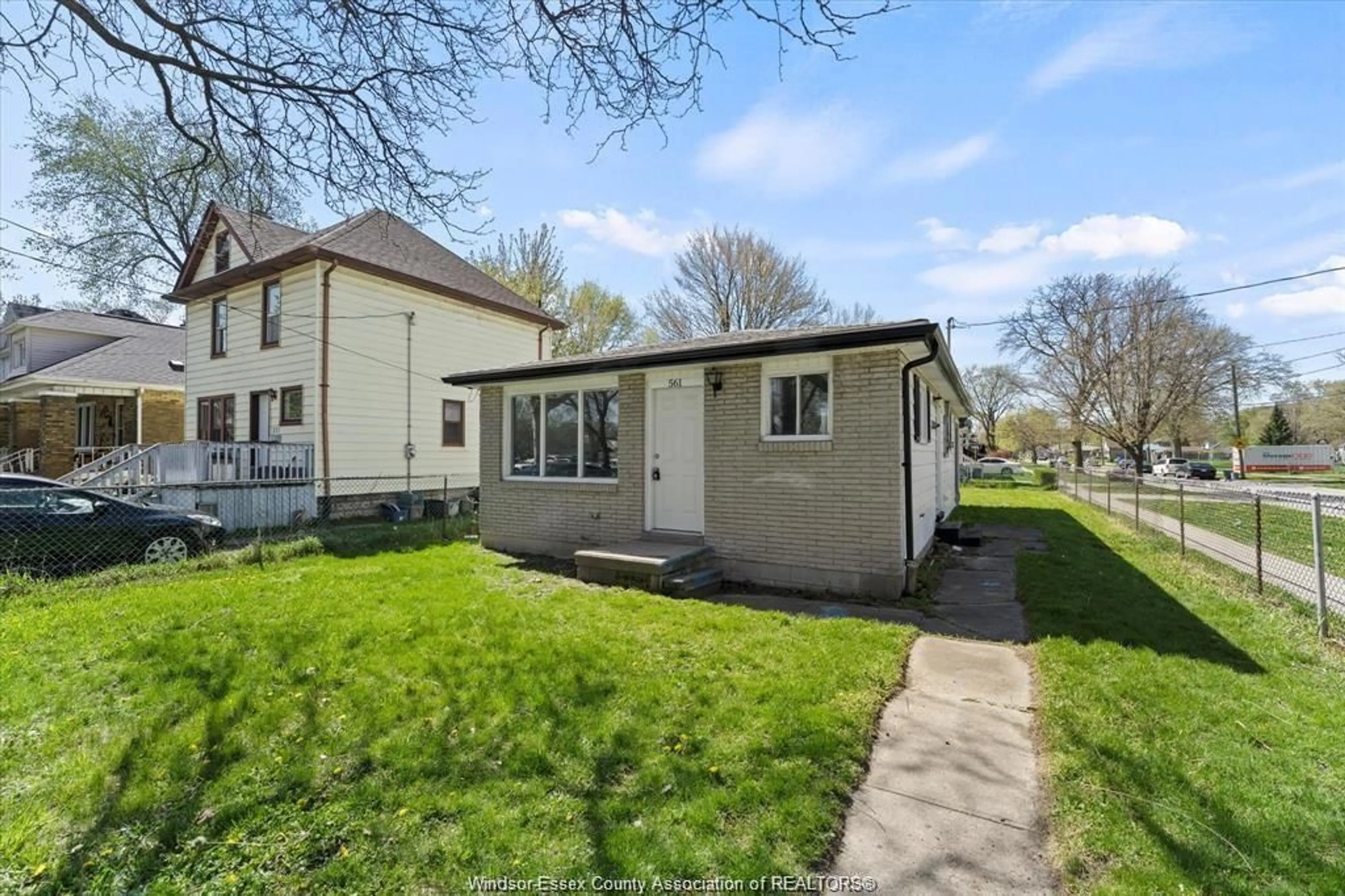 A pic from outside/outdoor area/front of a property/back of a property/a pic from drone, street for 561 CHIPPAWA St, Windsor Ontario N9C 2W2
