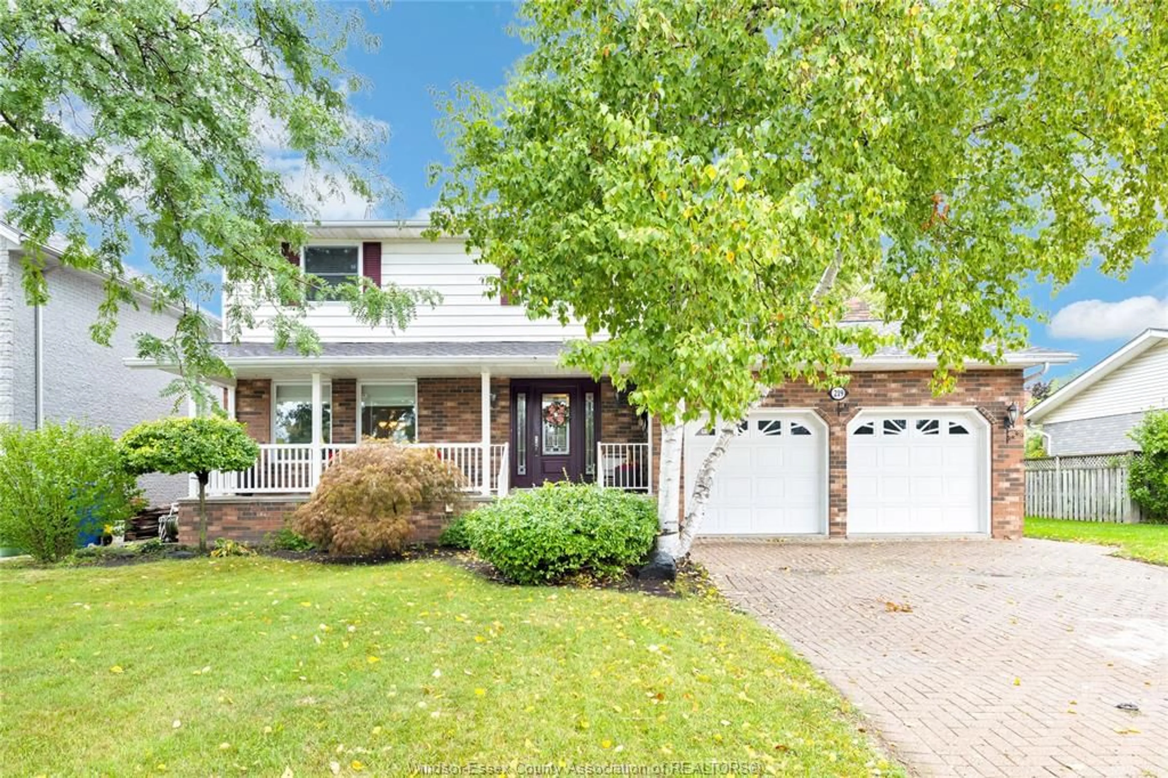 Home with brick exterior material, street for 219 Hyde Park, River Canard Ontario N9V 3R3