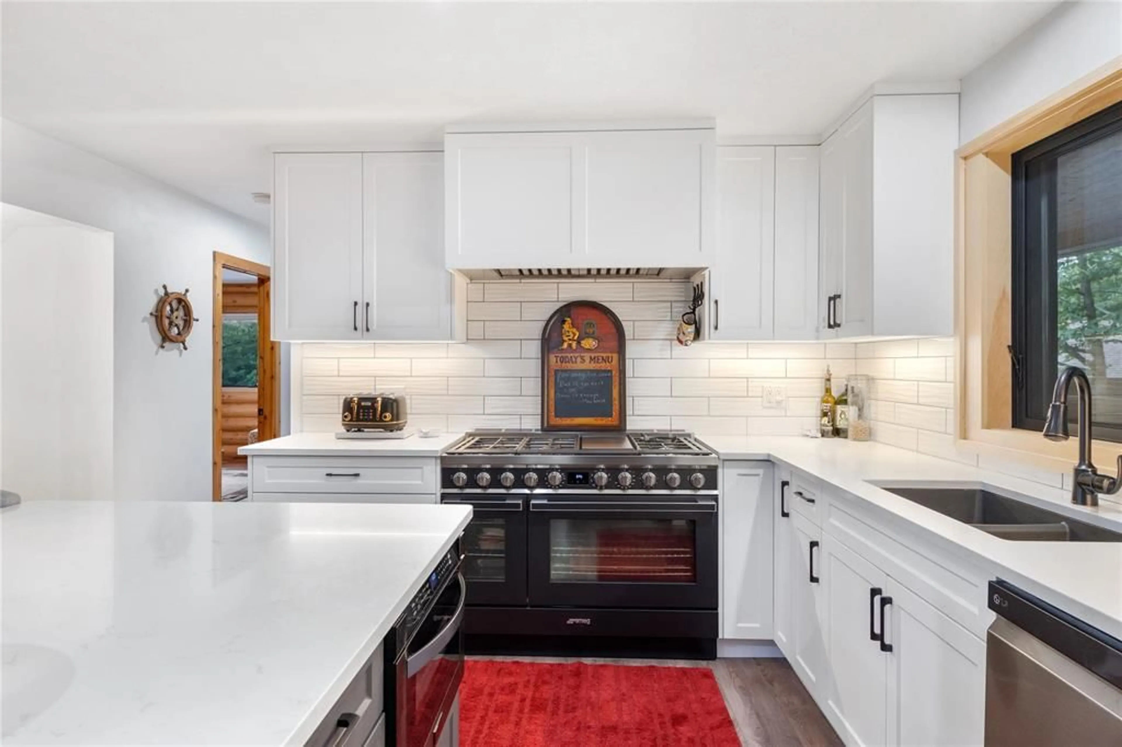 Contemporary kitchen, ceramic/tile floor for 1 MILLER LAKE Rd, Northern Bruce Peninsula Ontario N0H 1Z0