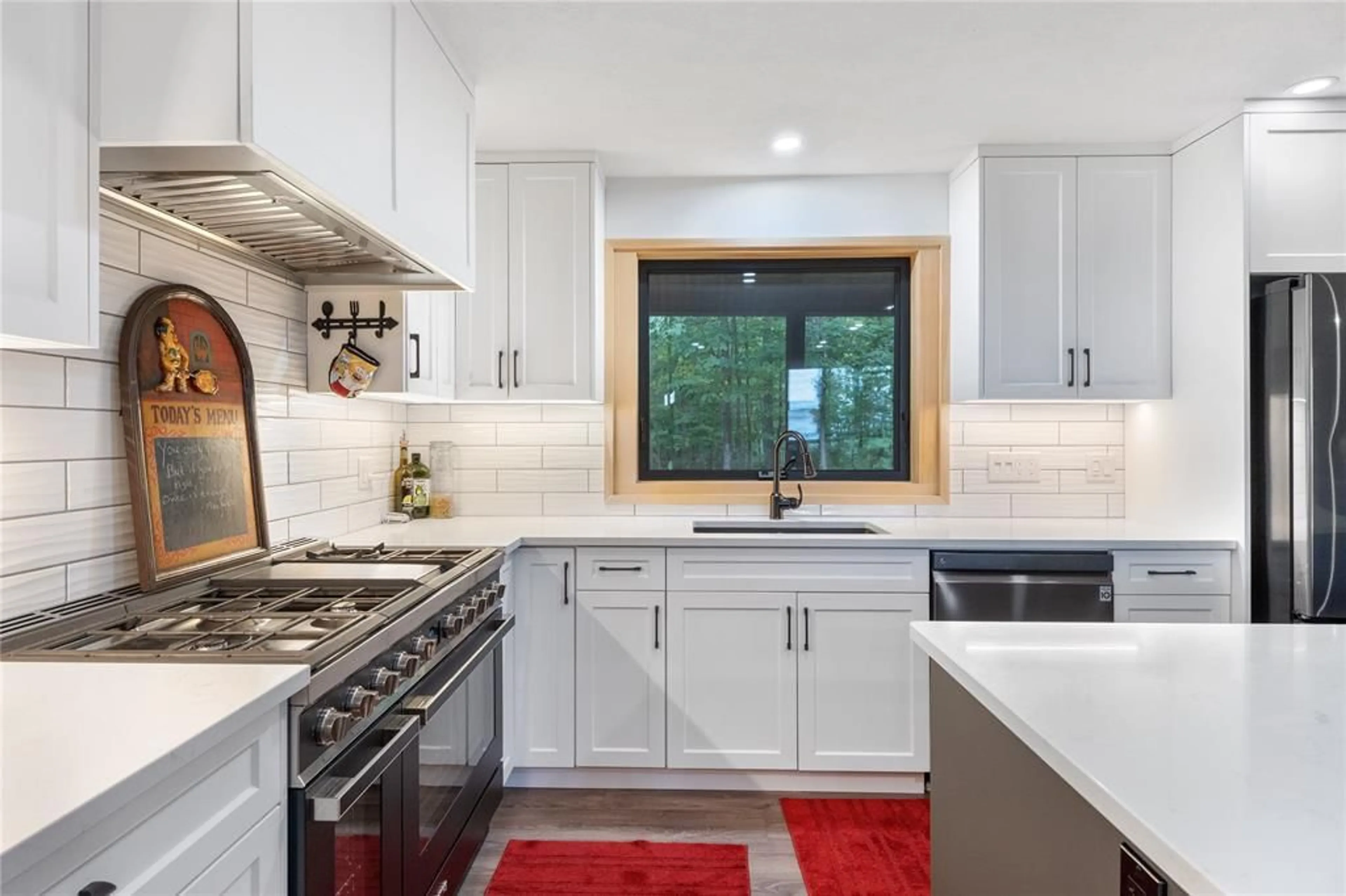 Contemporary kitchen, ceramic/tile floor for 1 MILLER LAKE Rd, Northern Bruce Peninsula Ontario N0H 1Z0