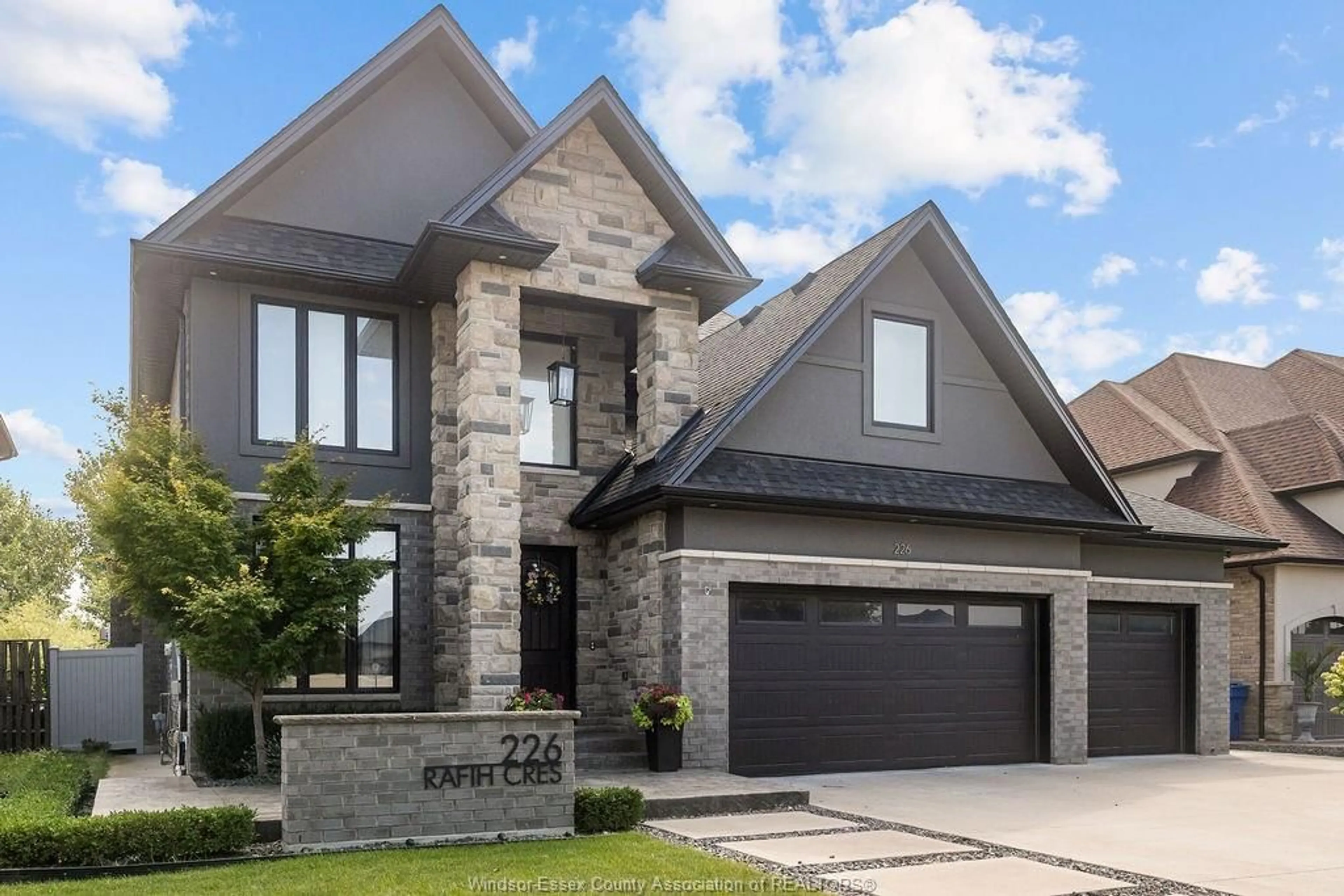 Home with brick exterior material, street for 226 RAFIH Cres, Lakeshore Ontario N8L 1A5
