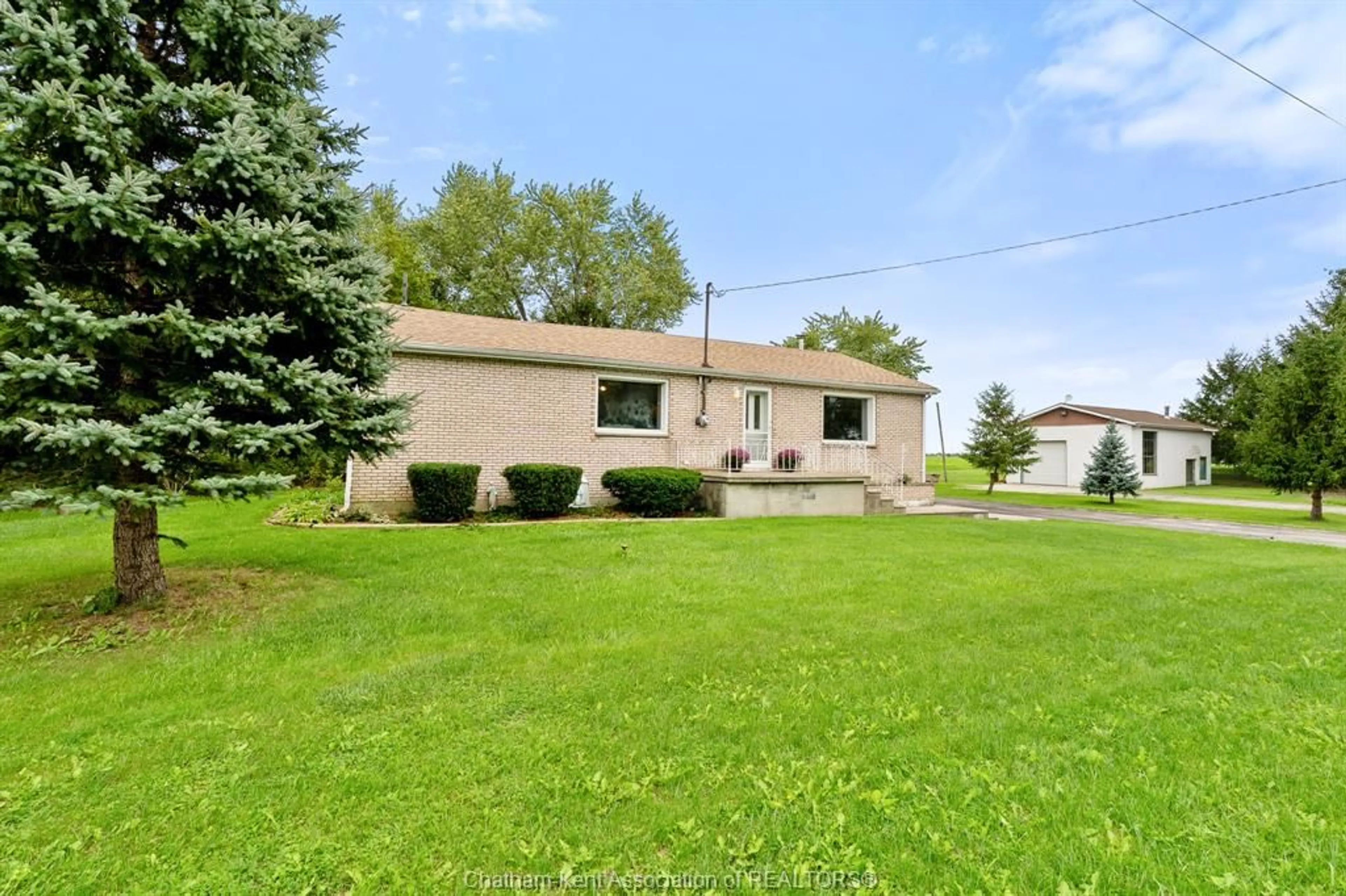 A pic from outside/outdoor area/front of a property/back of a property/a pic from drone, street for 20725 Morris Rd, Tilbury North Ontario N0P 2L0