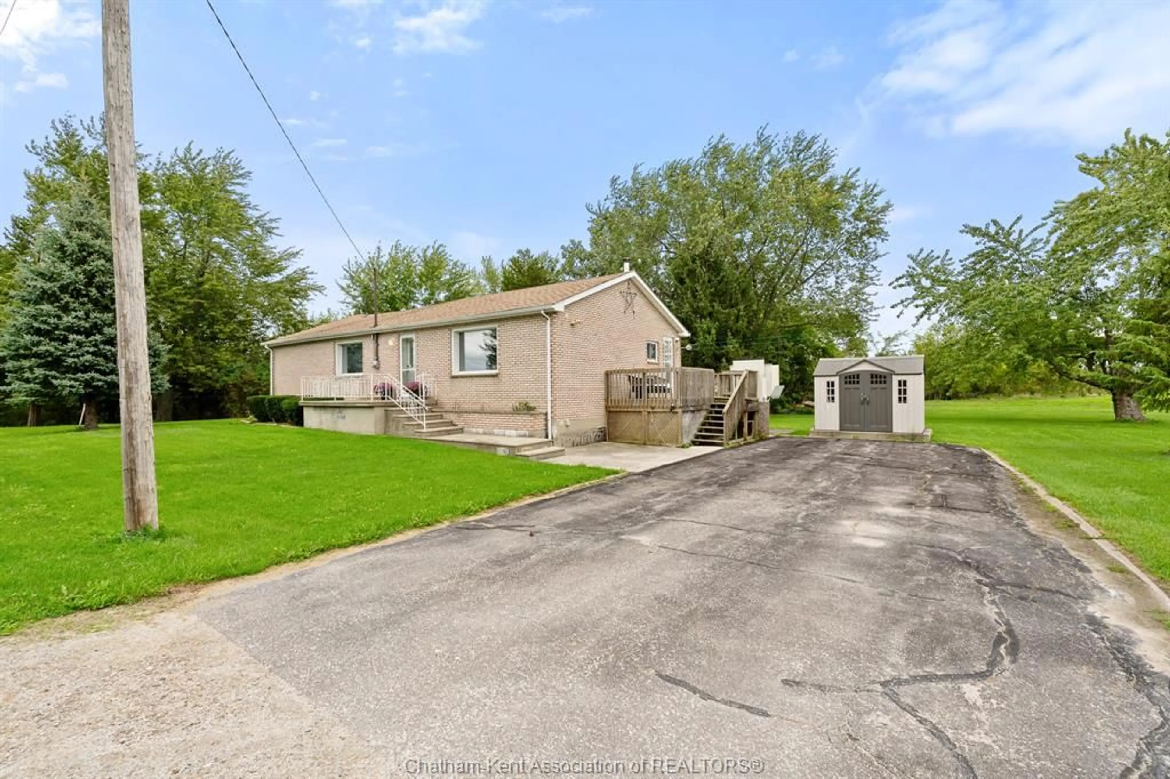 A pic from outside/outdoor area/front of a property/back of a property/a pic from drone, street for 20725 Morris Rd, Tilbury North Ontario N0P 2L0