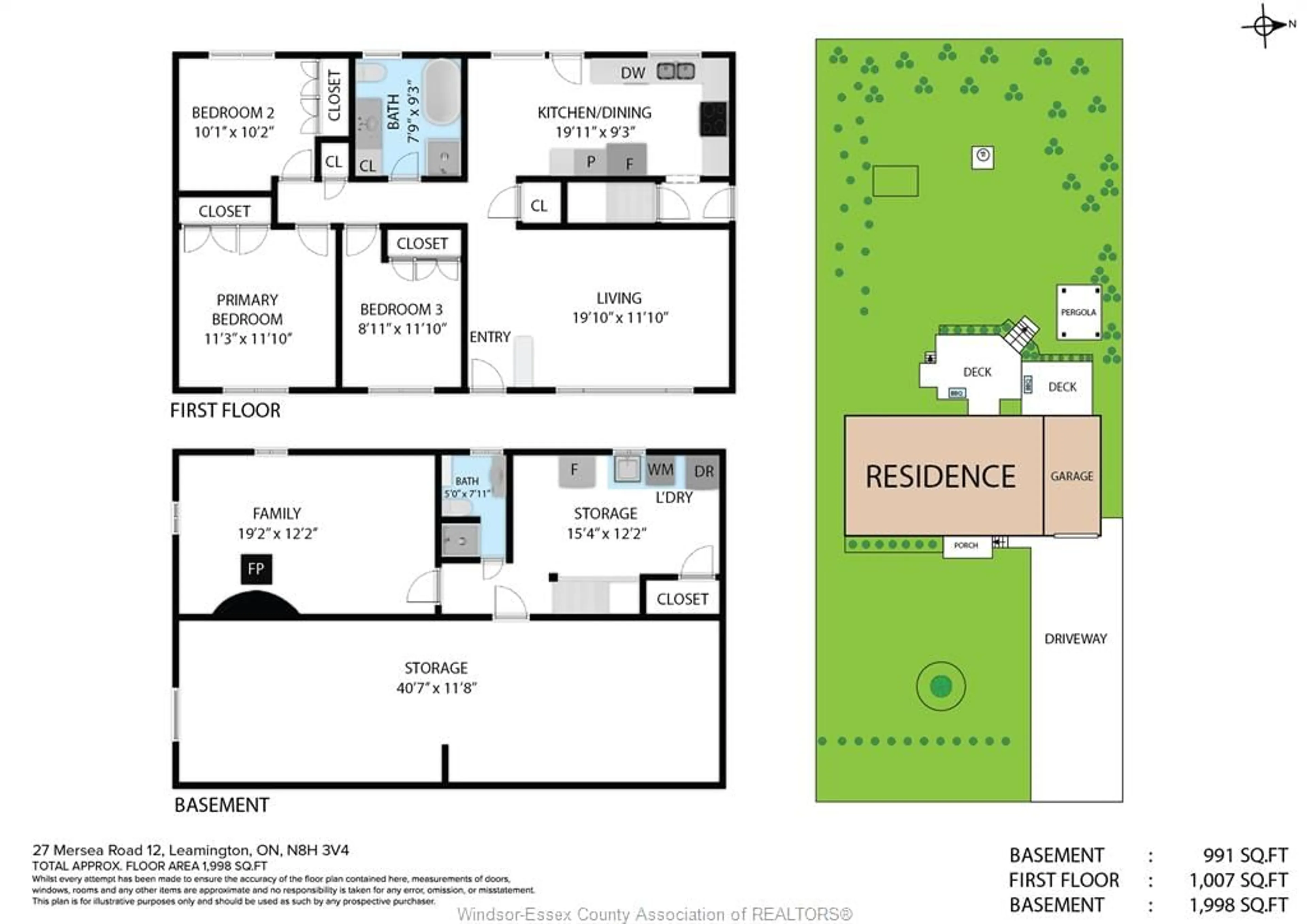 Floor plan for 27 Mersea Rd 12, Leamington Ontario N8H 3V4