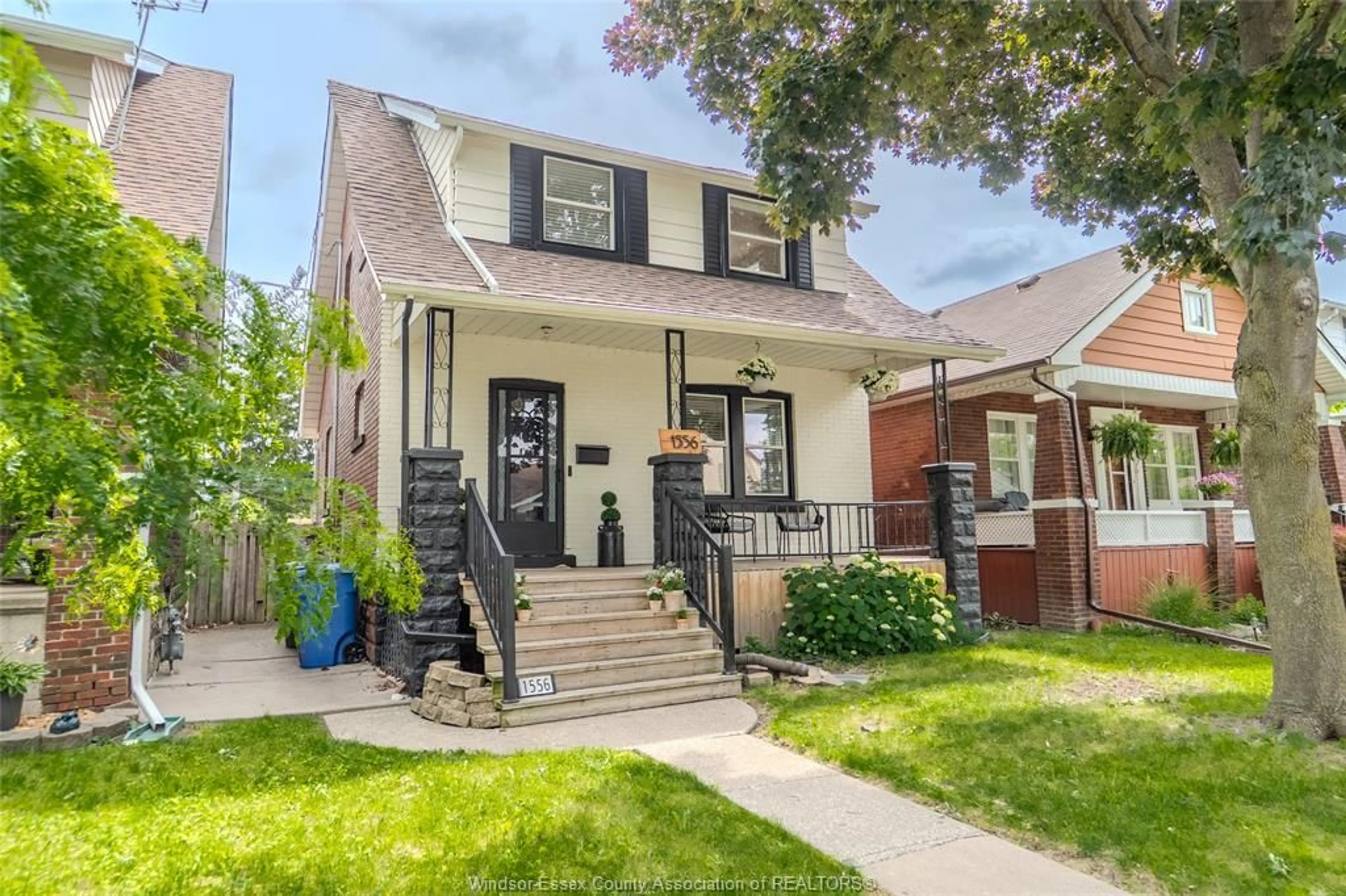 Home with brick exterior material, street for 1556 Hall Ave, Windsor Ontario N8X 4R7
