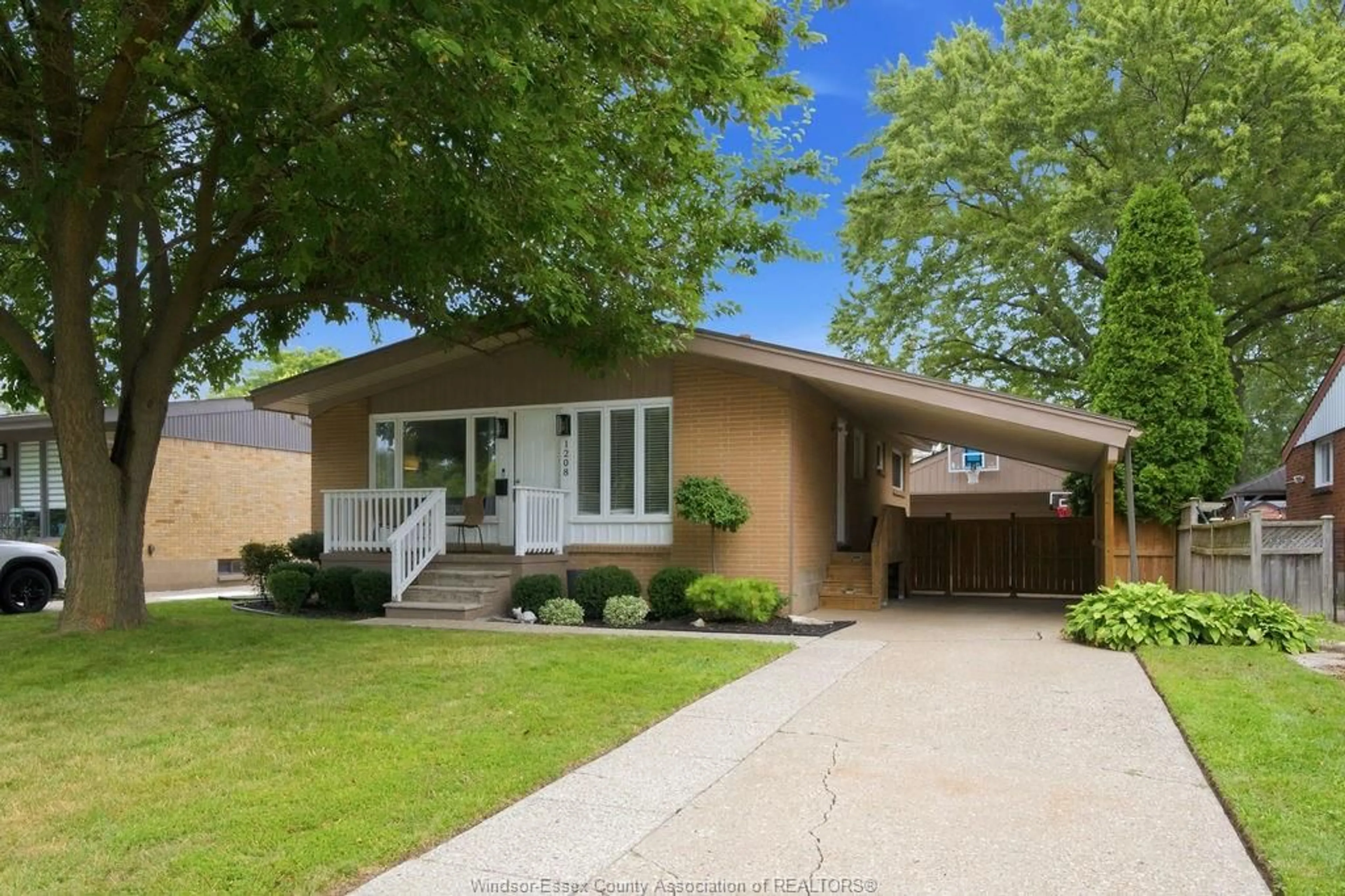Home with brick exterior material, street for 1208 BELLEPERCHE, Windsor Ontario N8S 3C5