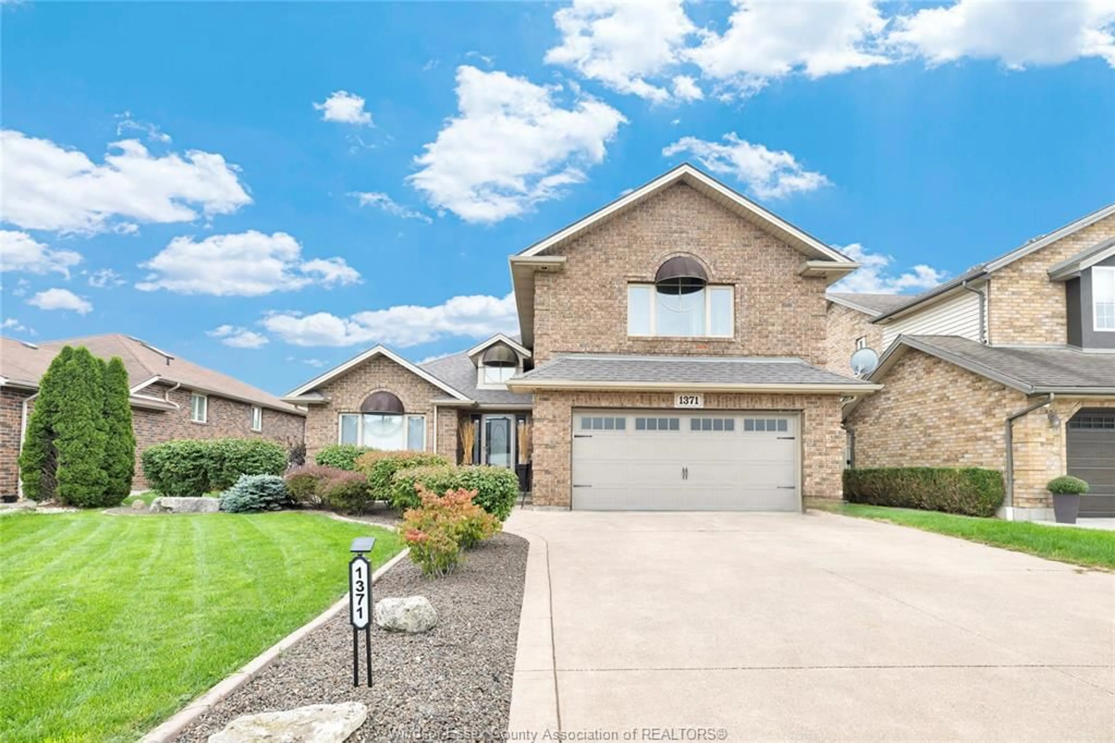 Home with brick exterior material, water/lake/river/ocean view for 1371 MATTHEW Cres, Lakeshore Ontario N0R 1A0