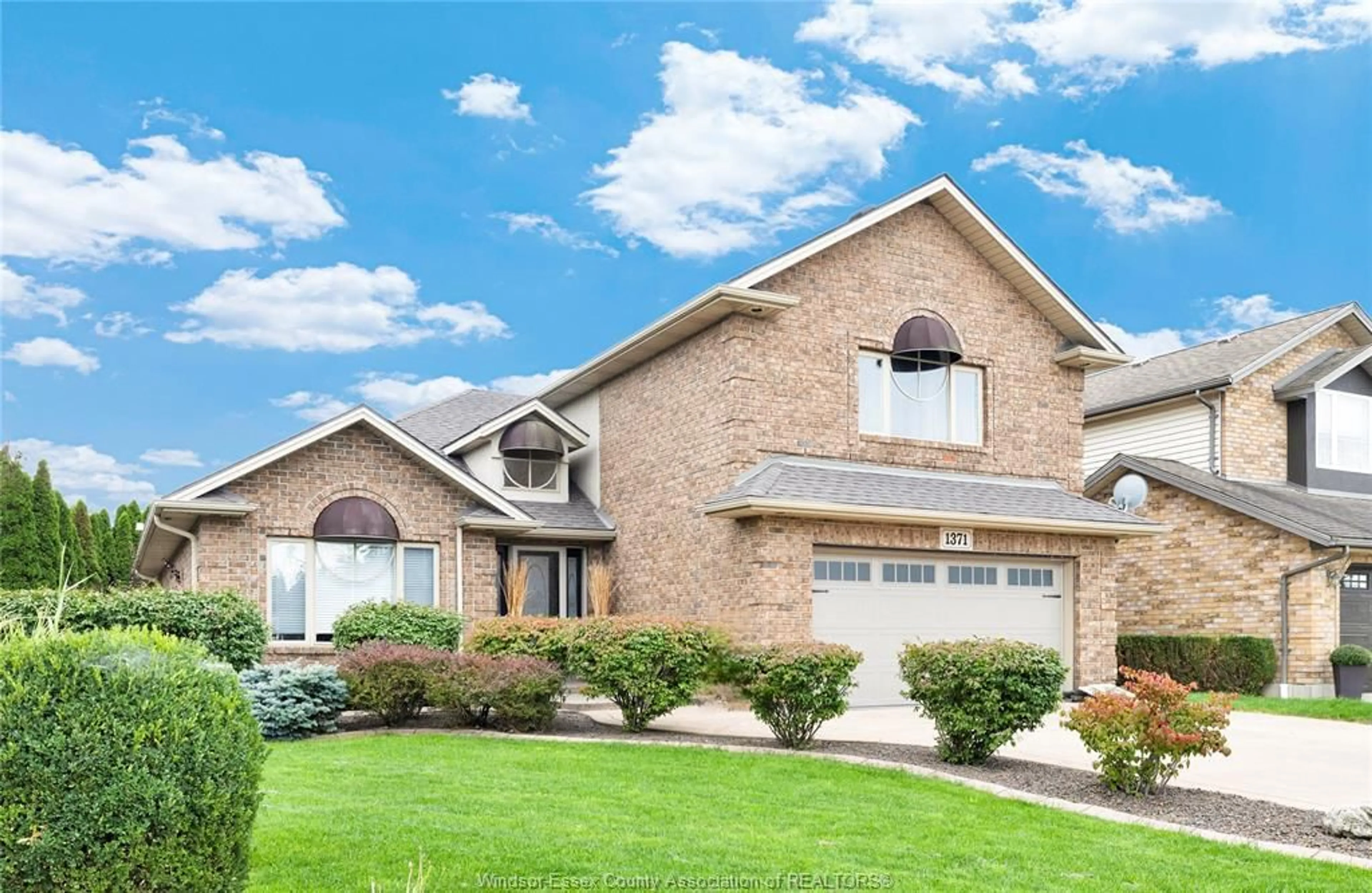 Home with brick exterior material, street for 1371 MATTHEW Cres, Lakeshore Ontario N0R 1A0