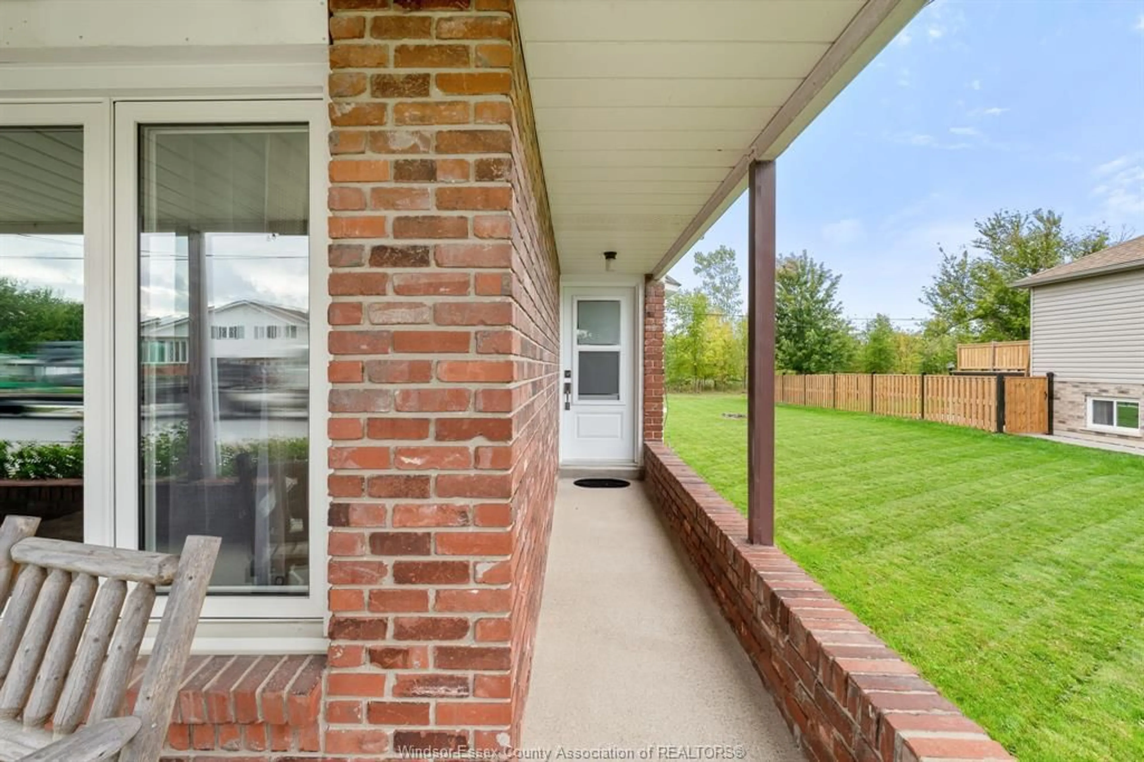 Home with brick exterior material, street for 9510 WALKER Rd, McGregor Ontario N0R 1J0