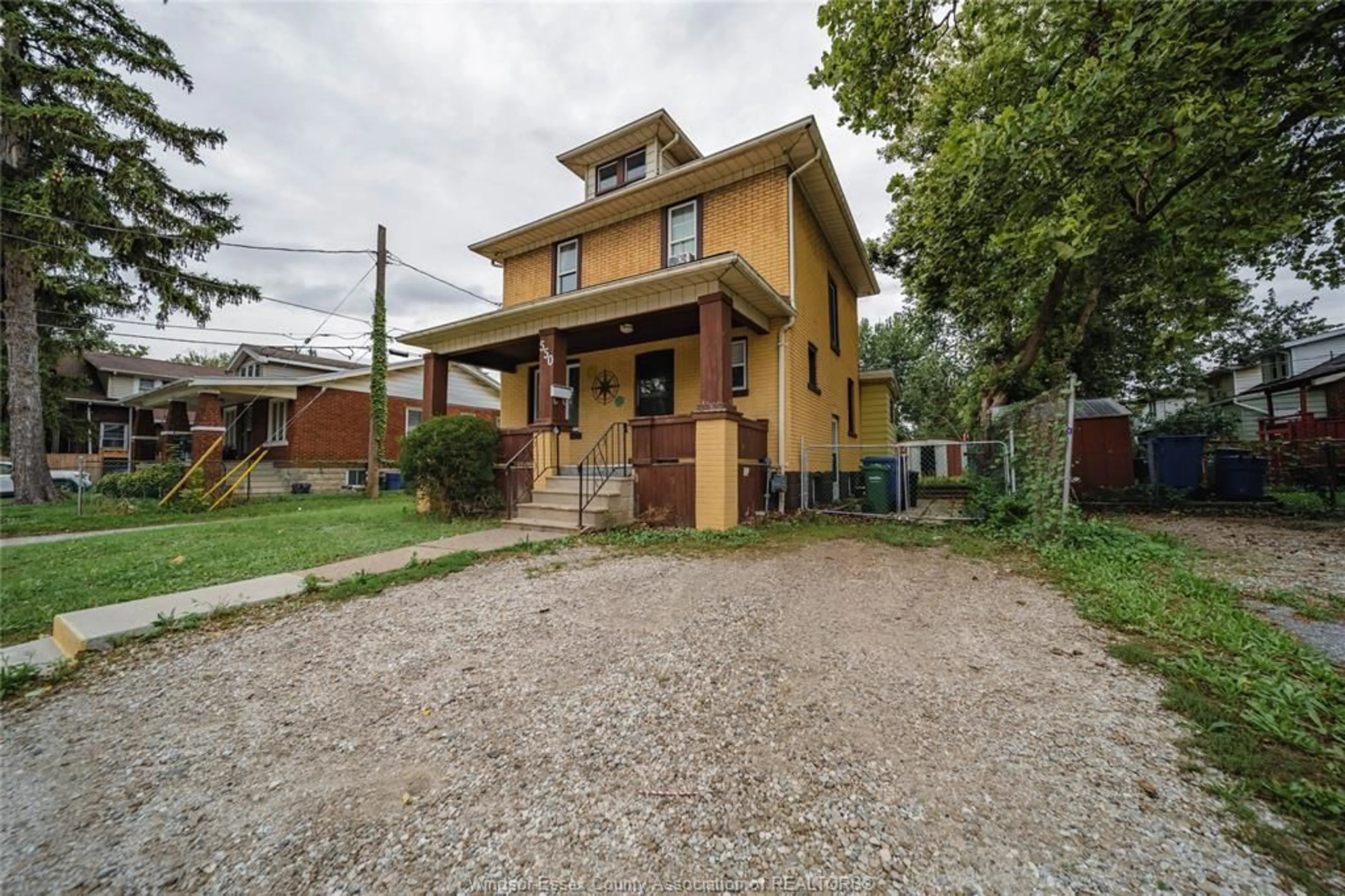 Home with brick exterior material, street for 550 ALLENDALE St, Windsor Ontario N8X 2C3