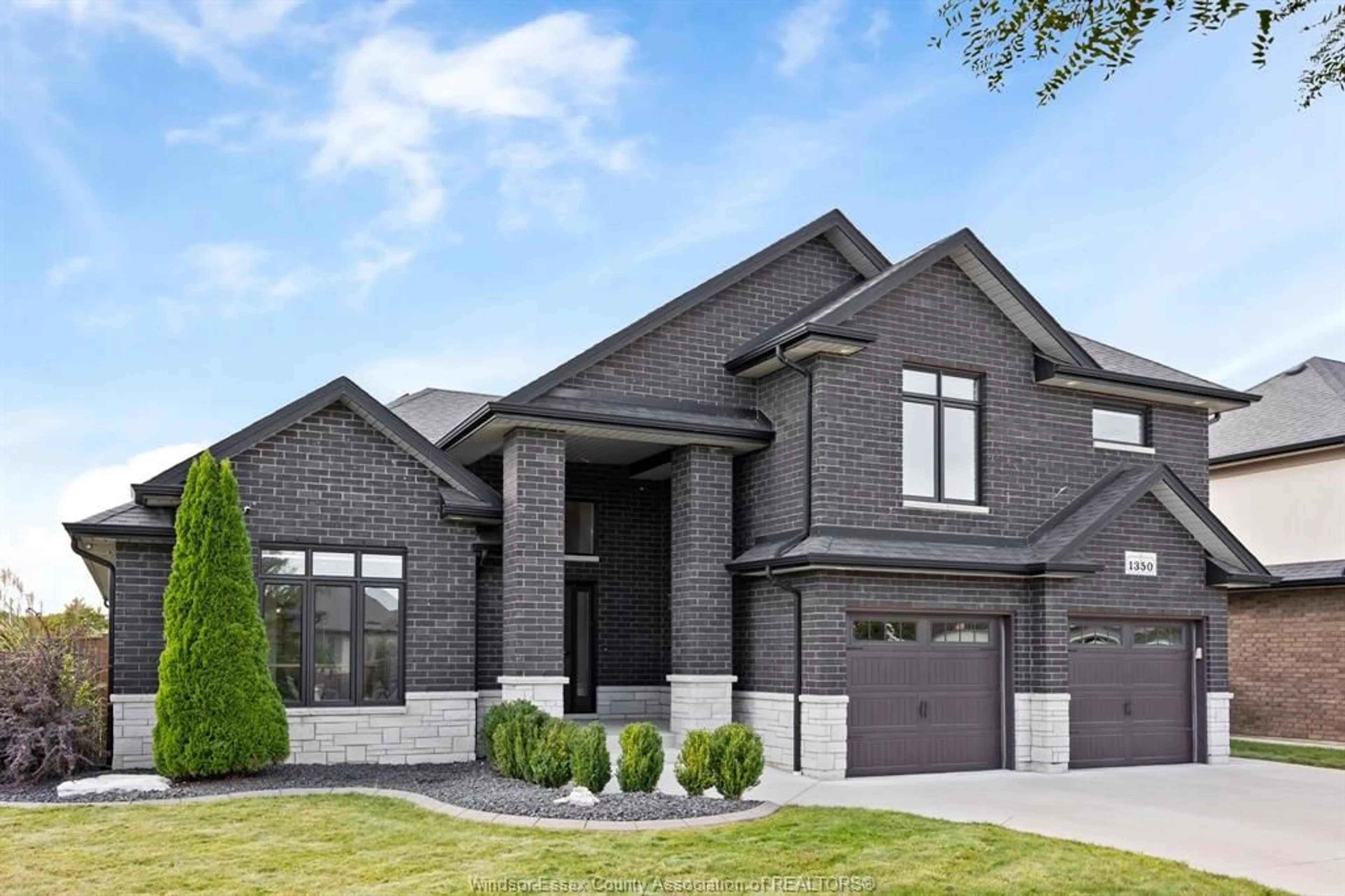 Home with brick exterior material, street for 1350 PASCAL, Lakeshore Ontario N8L 0T6