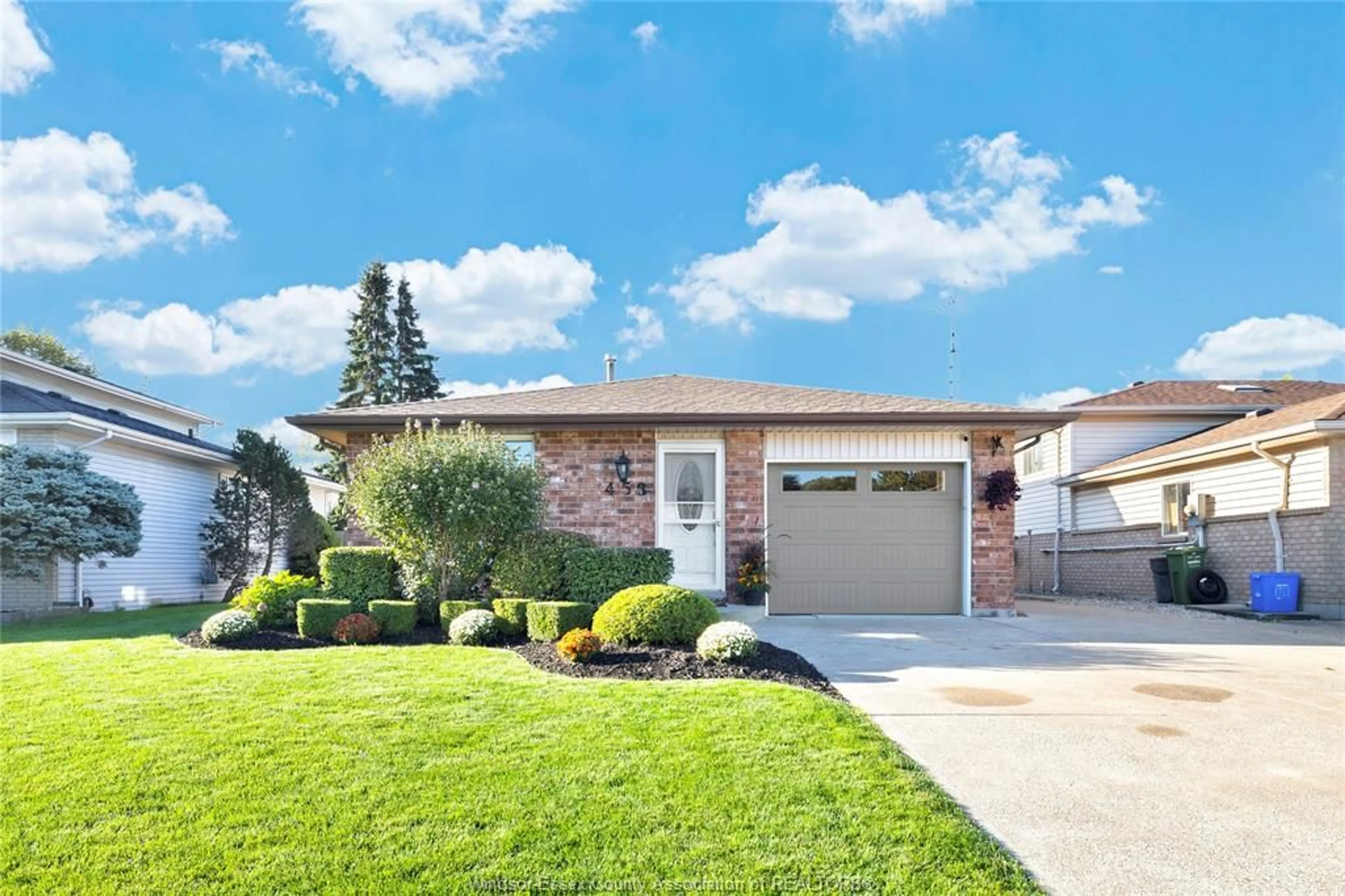 Home with vinyl exterior material, street for 458 DESJARDINS, Belle River Ontario N0R 1A0