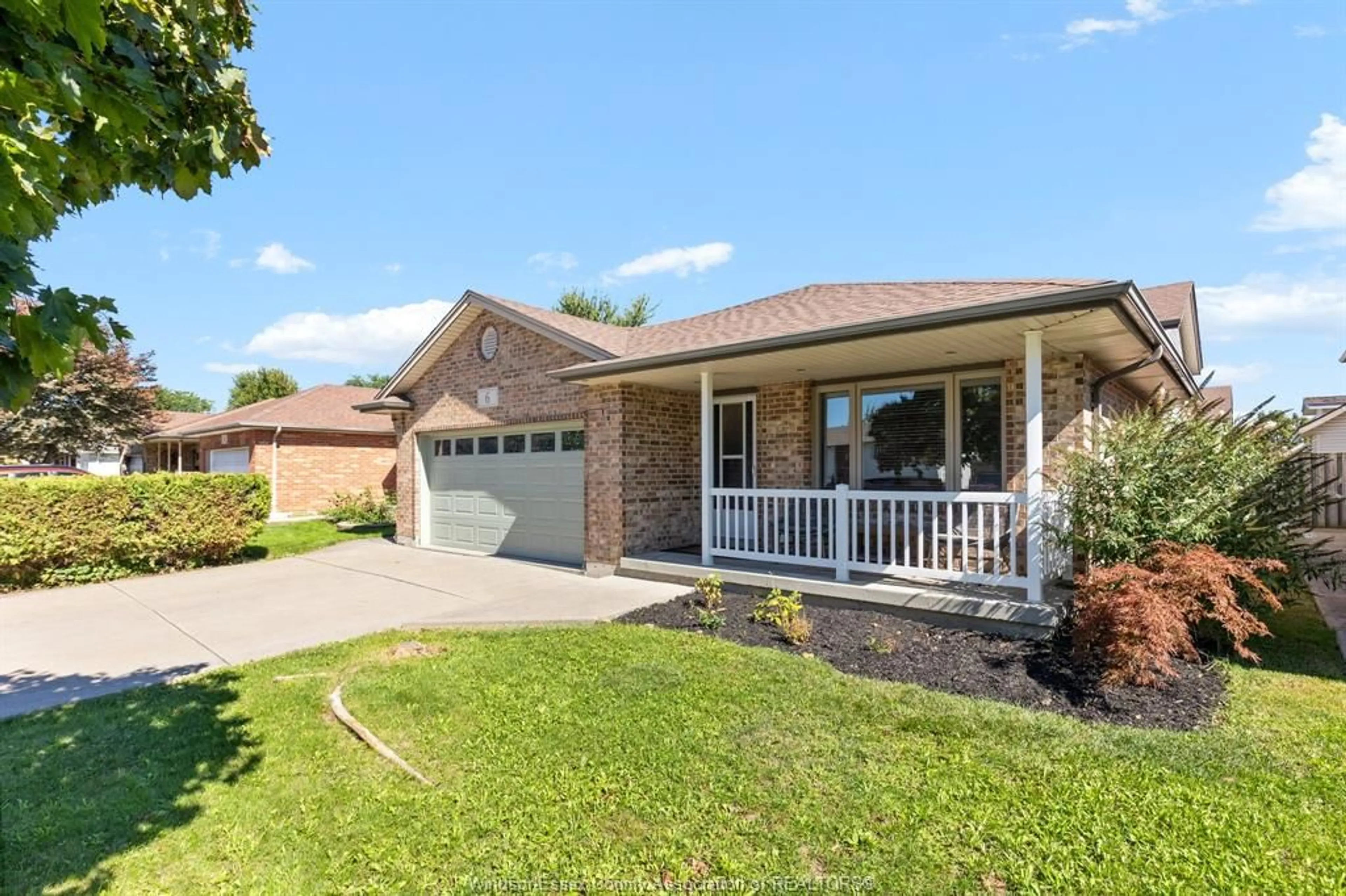 Home with brick exterior material, street for 6 REYNOLDS Crt, Amherstburg Ontario N9V 3X8