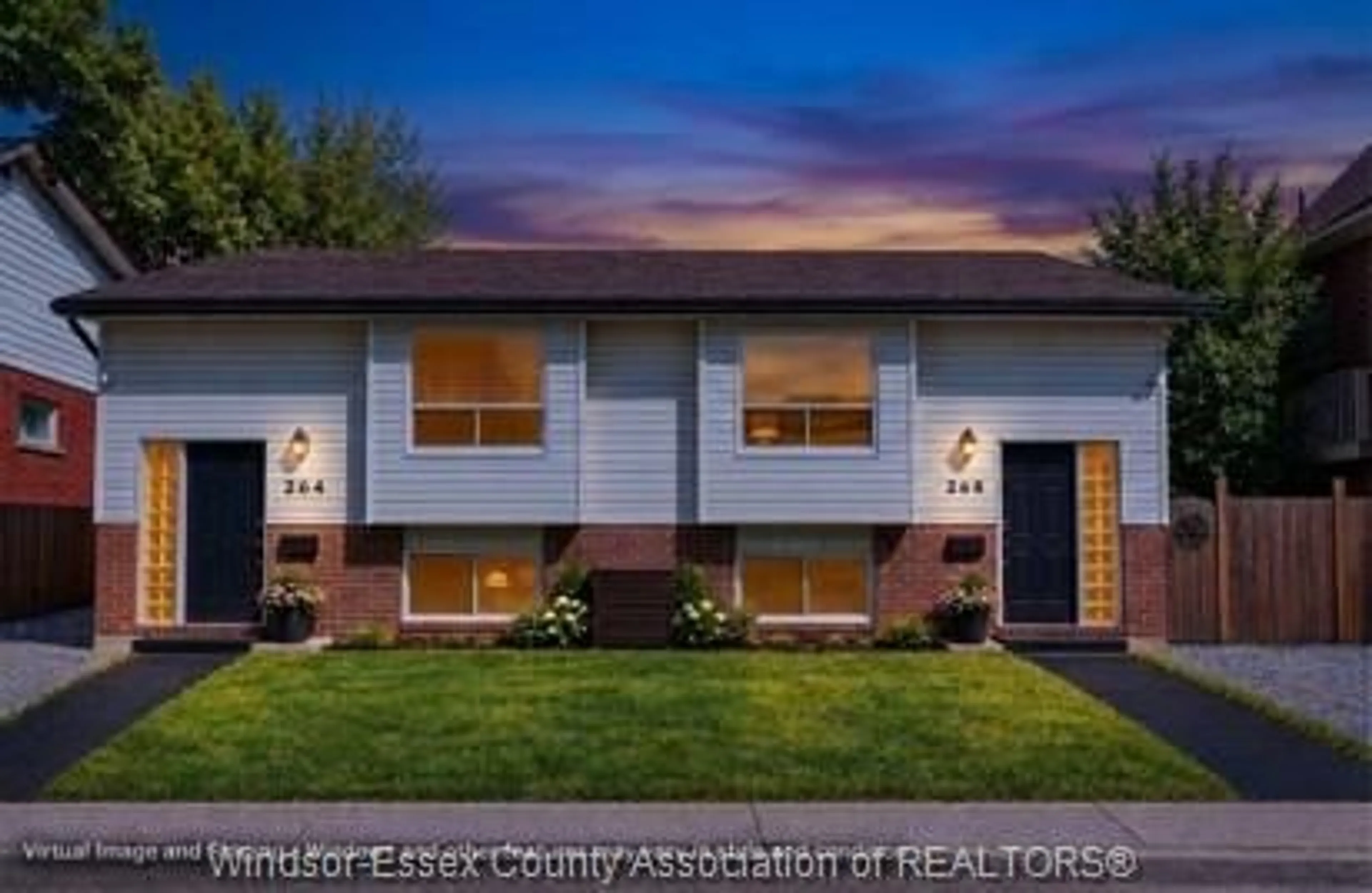 Home with brick exterior material, street for 264-268 RANKIN Ave, Windsor Ontario N9B 2R5