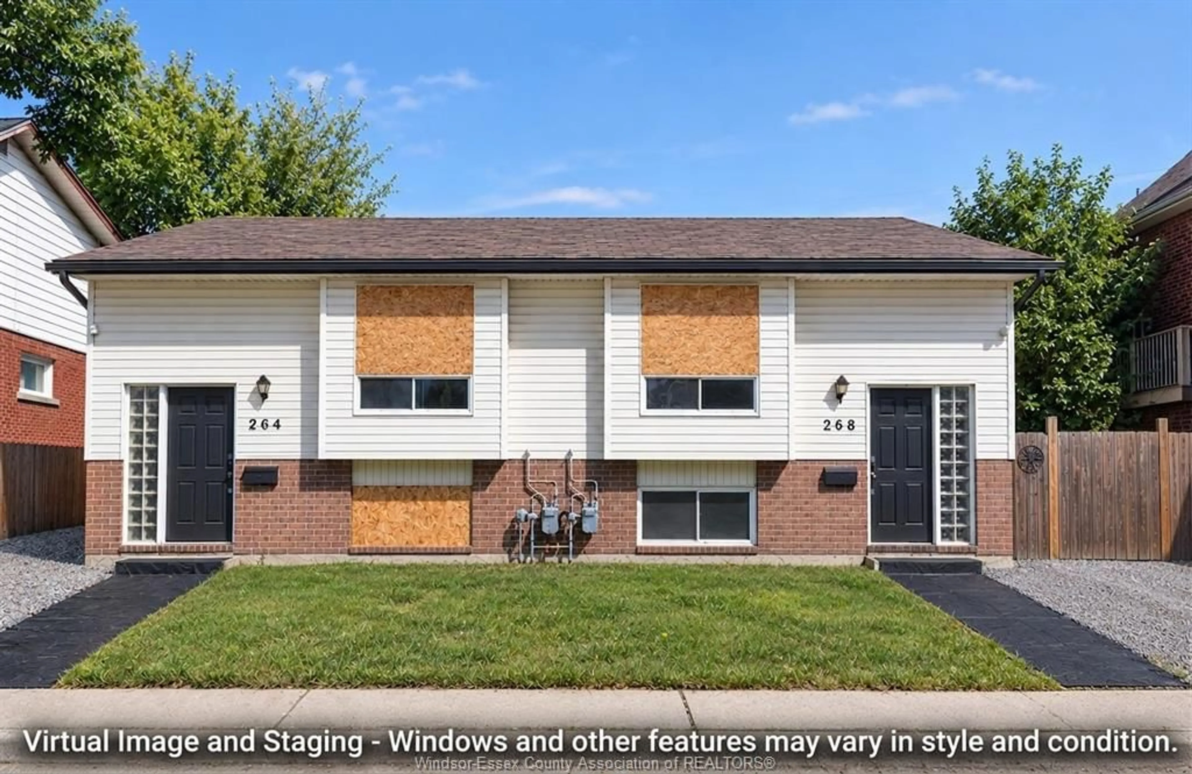 Home with vinyl exterior material, building for 264-268 RANKIN Ave, Windsor Ontario N9B 2R5