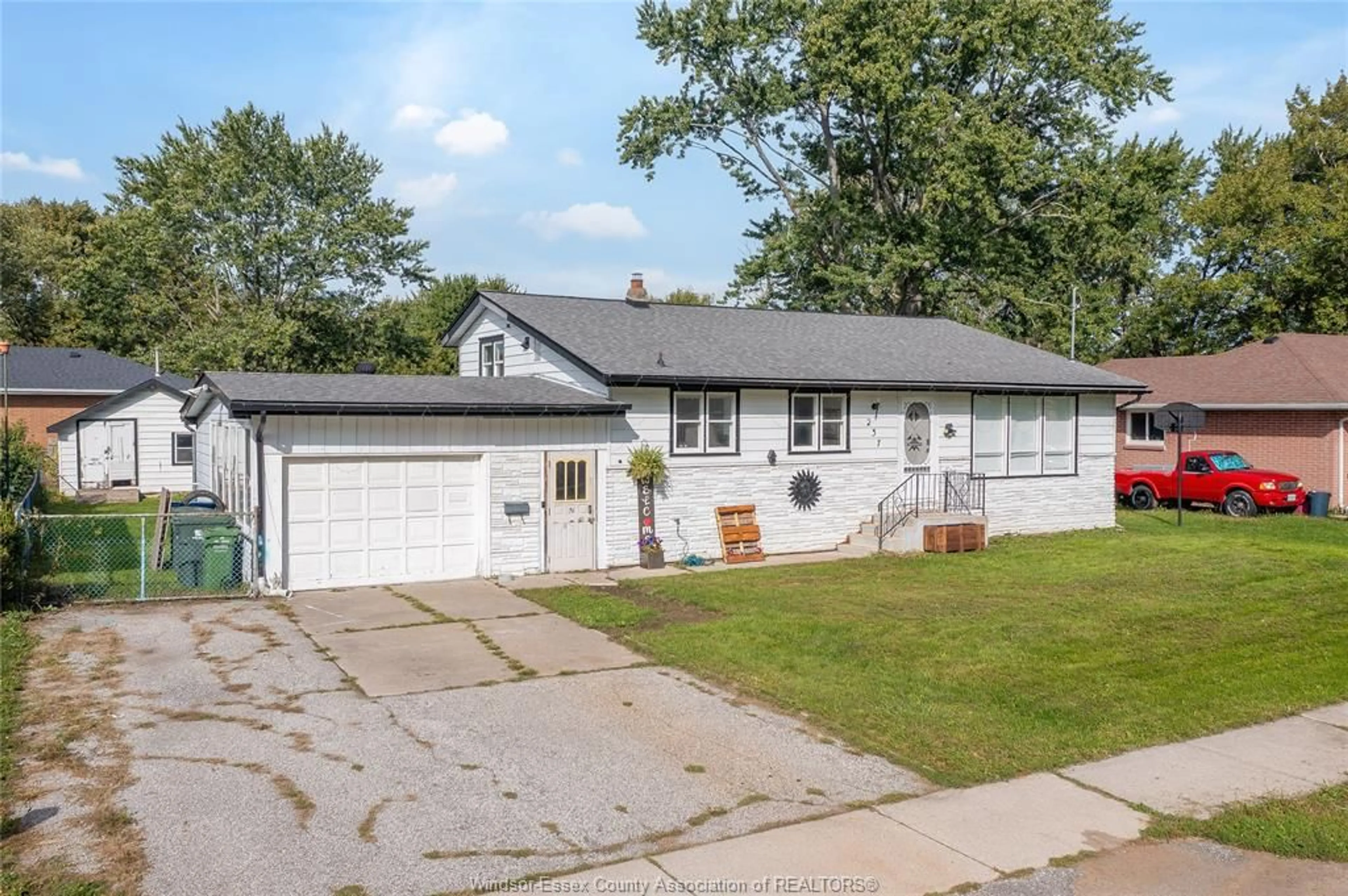 Home with vinyl exterior material, street for 237 SAINT MARY'S Rd, Lakeshore Ontario N0R 1C0