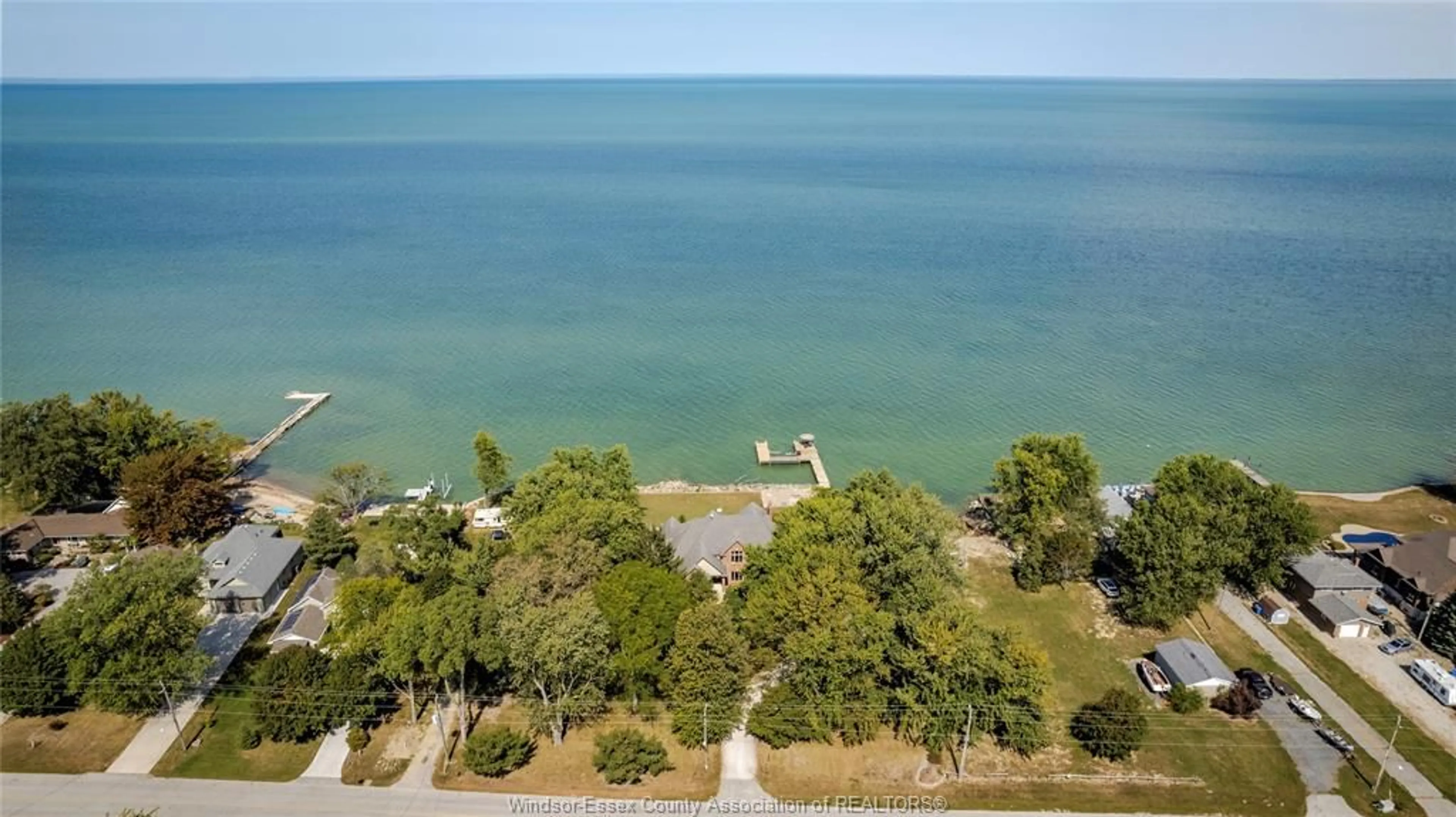 A pic from outside/outdoor area/front of a property/back of a property/a pic from drone, water/lake/river/ocean view for 7702 ST CLAIR RD, Stoney Point Ontario N0R 1N0
