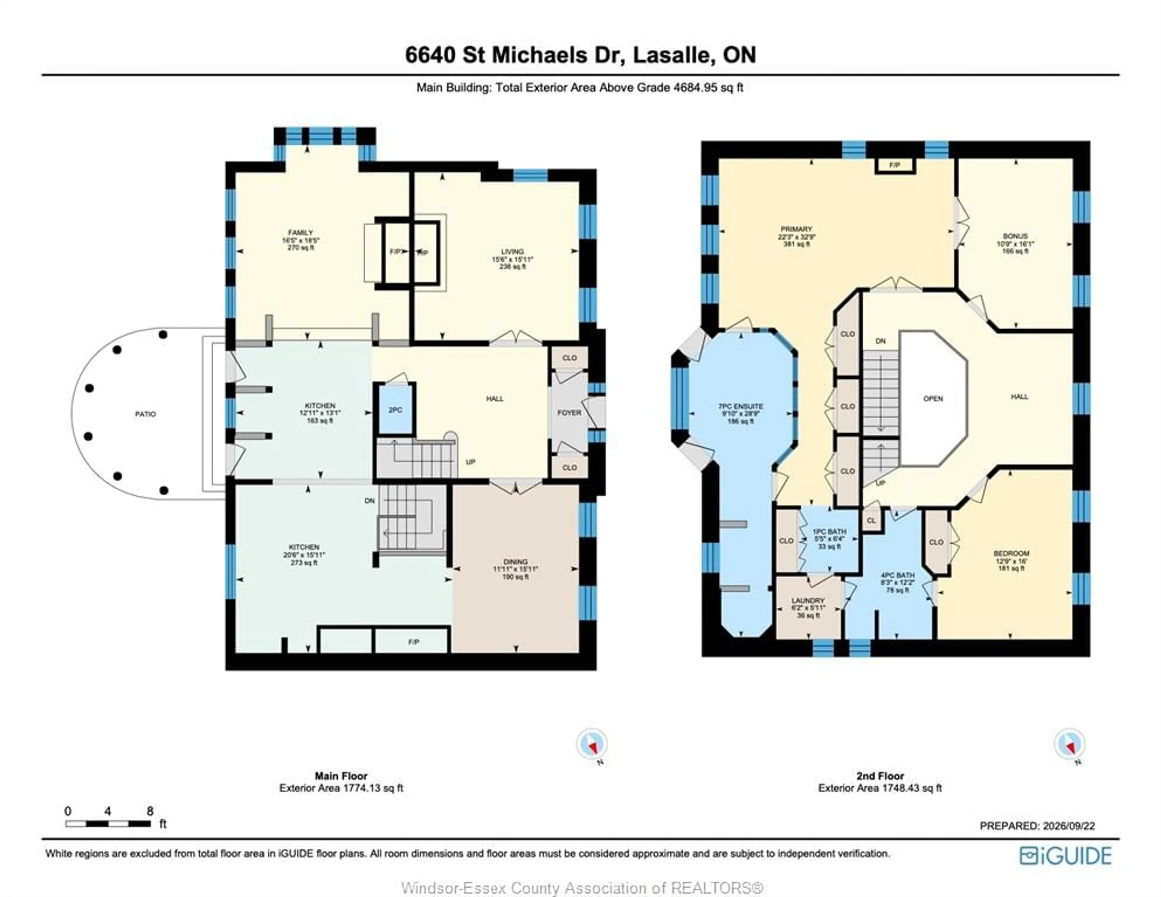 Floor plan for 6640 ST MICHAEL'S Dr, LaSalle Ontario N9J 3G7