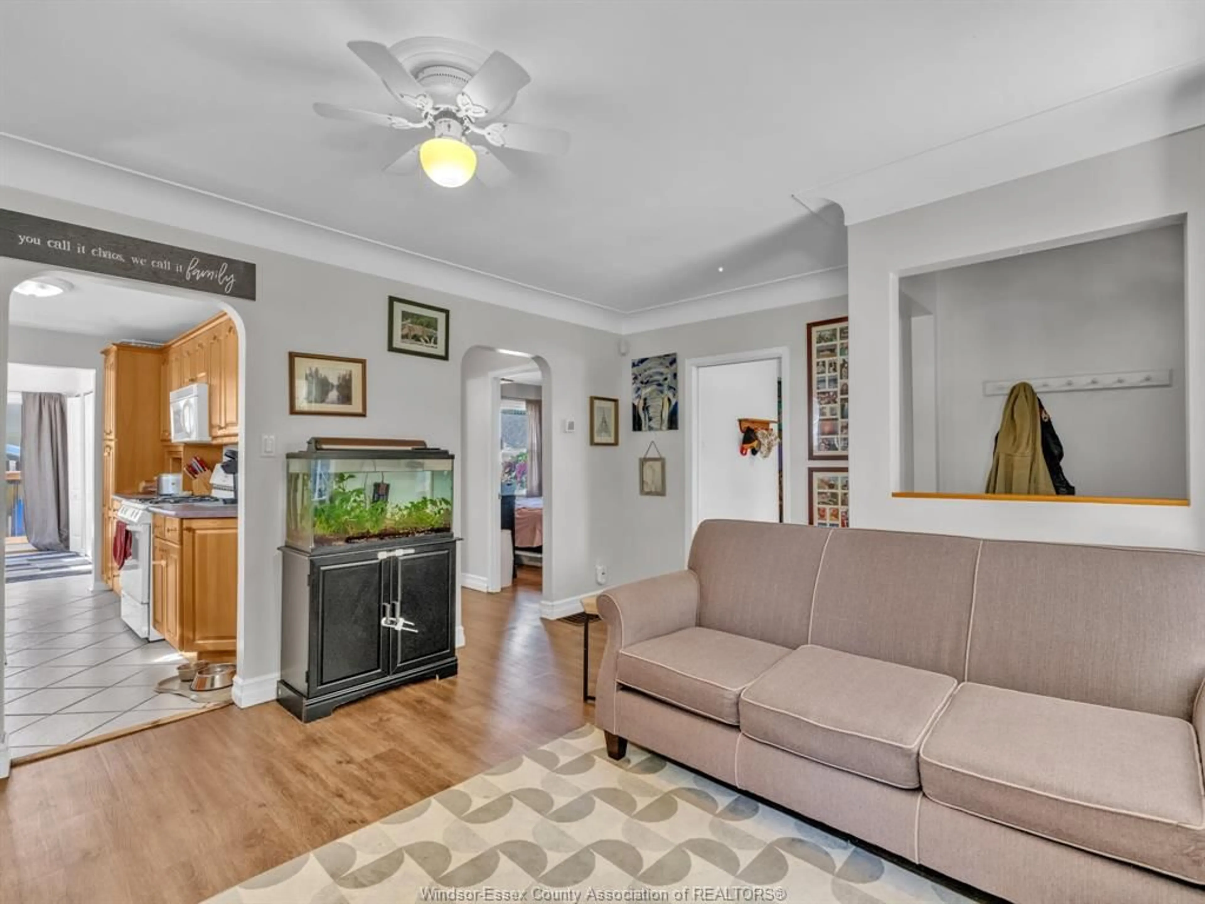 Living room with furniture, unknown for 1909 Westcott Rd, Windsor Ontario N8W 4K5