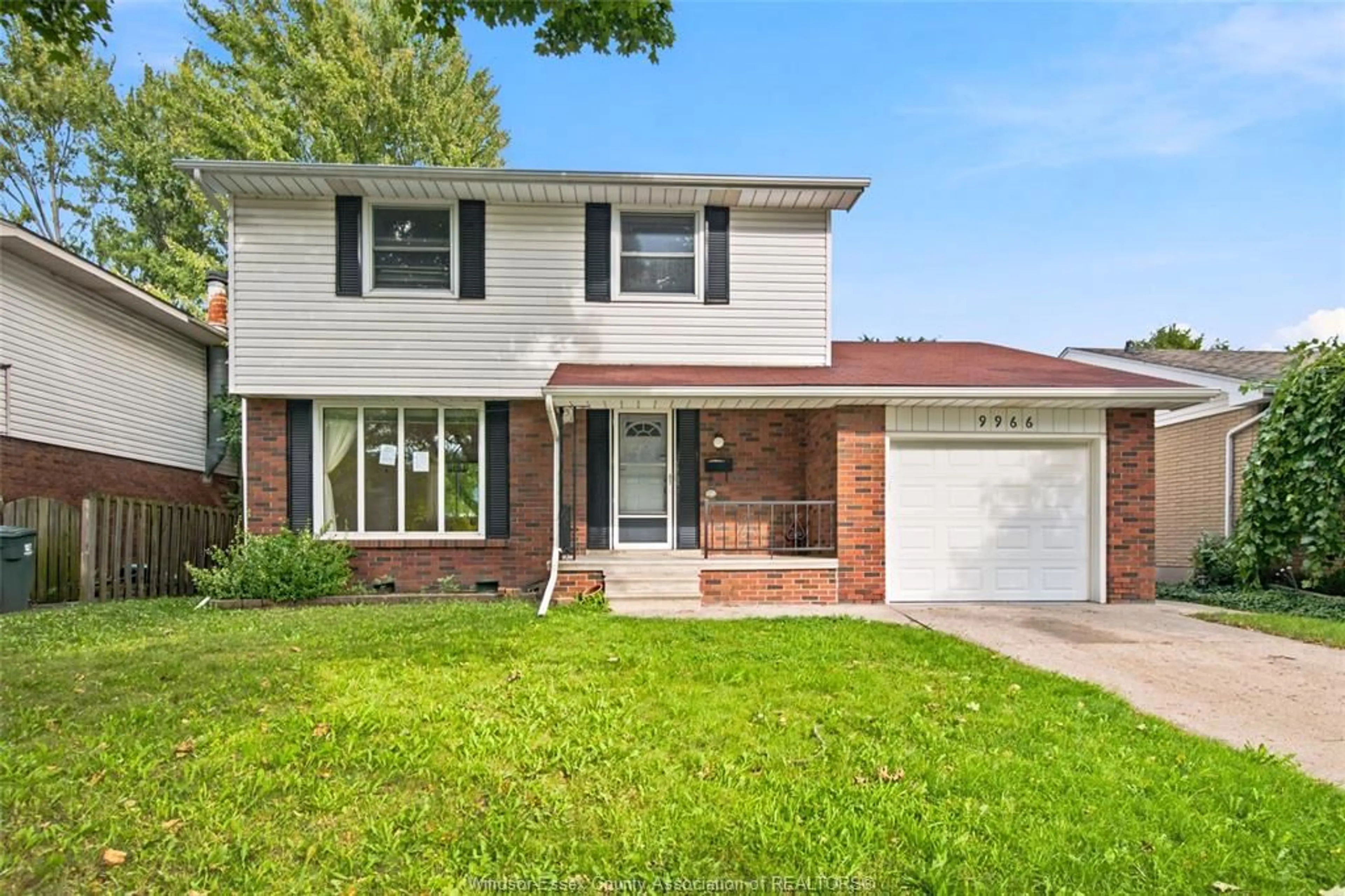 Home with brick exterior material, street for 9966 ASGARD, Windsor Ontario N8R 1E2
