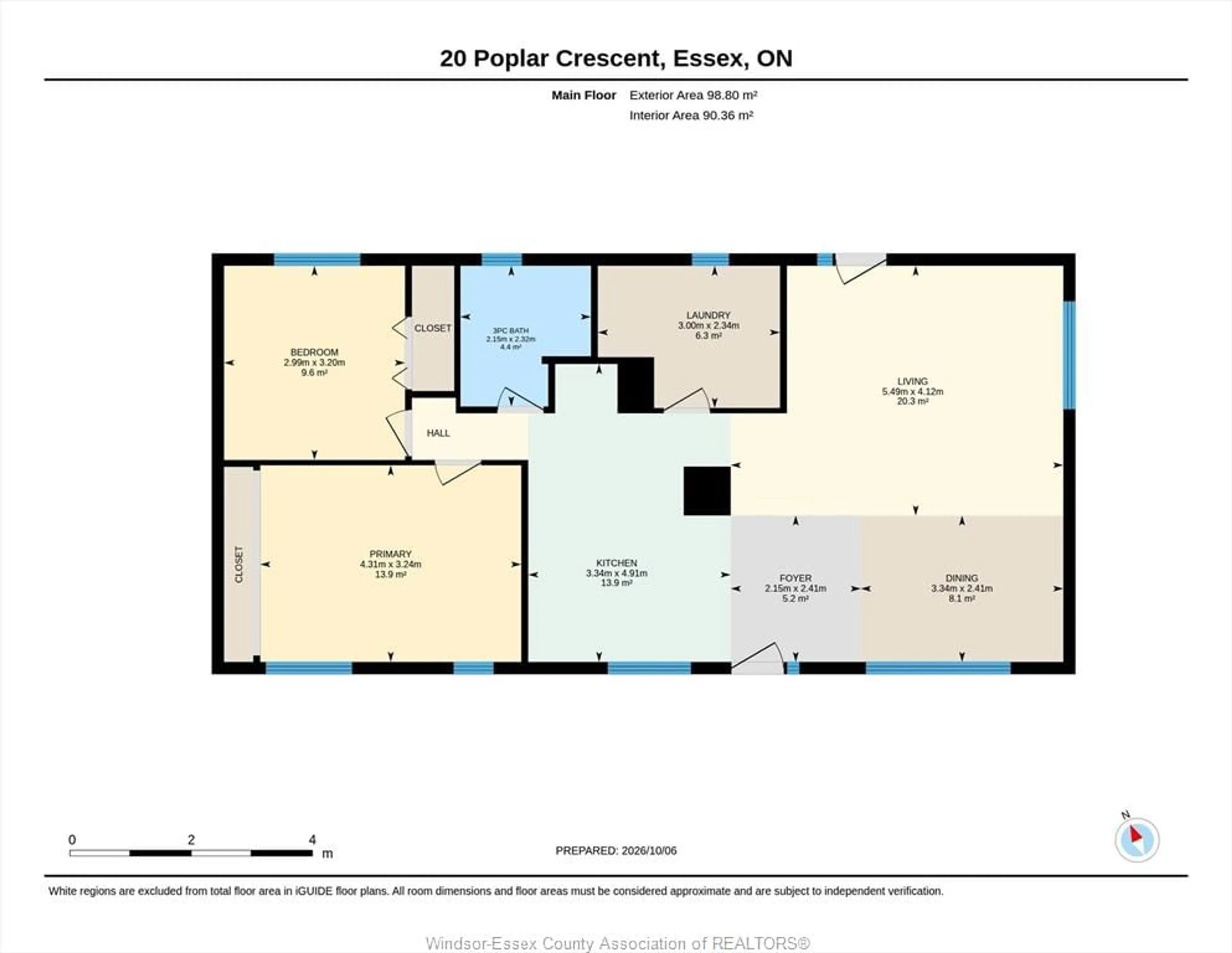 Floor plan for 20 Poplar Dr #193, McGregor Ontario N0R 1J0