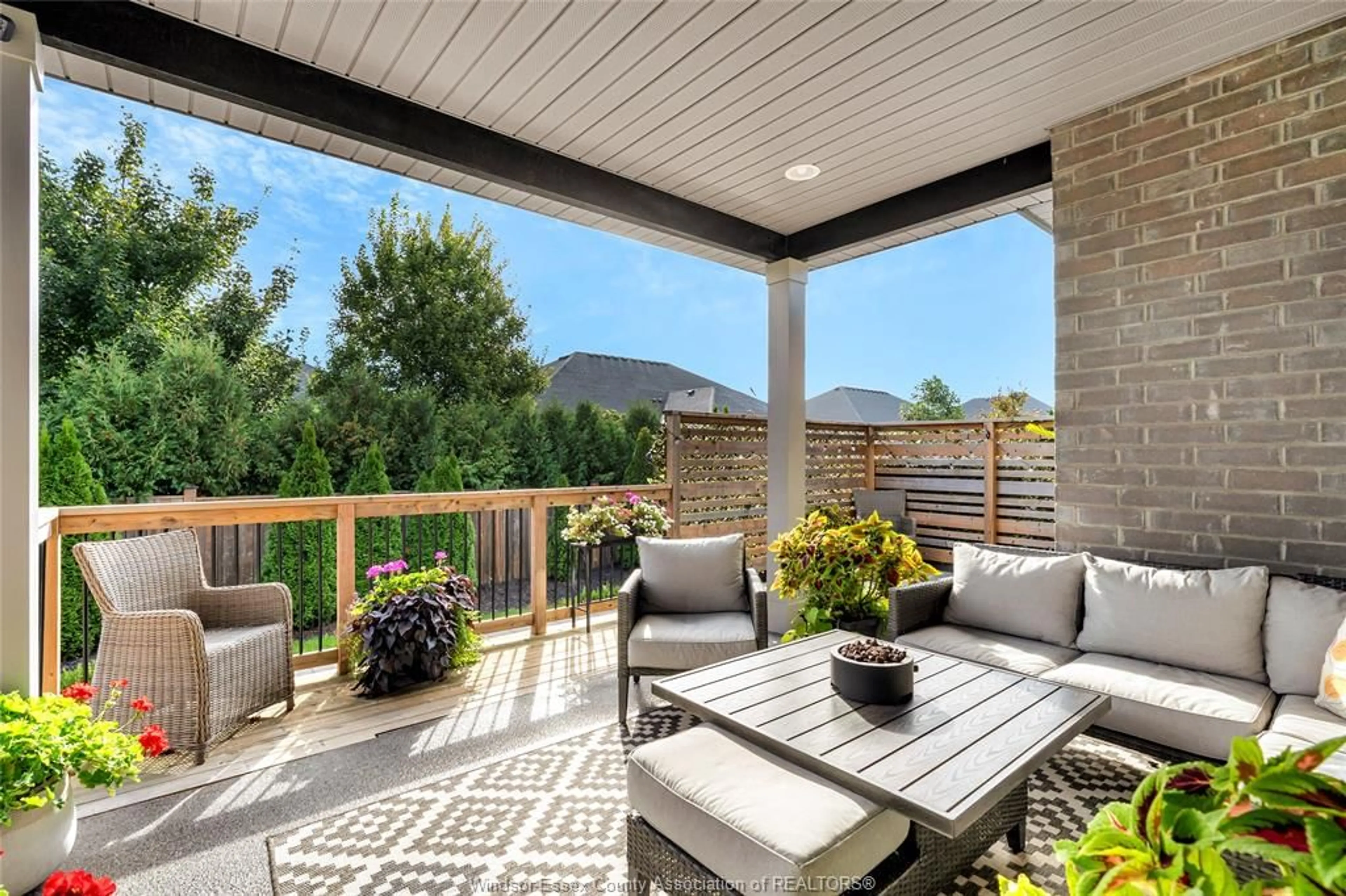 Patio, mountain view for 19 LUKAS Dr, Kingsville Ontario N9Y 0E2