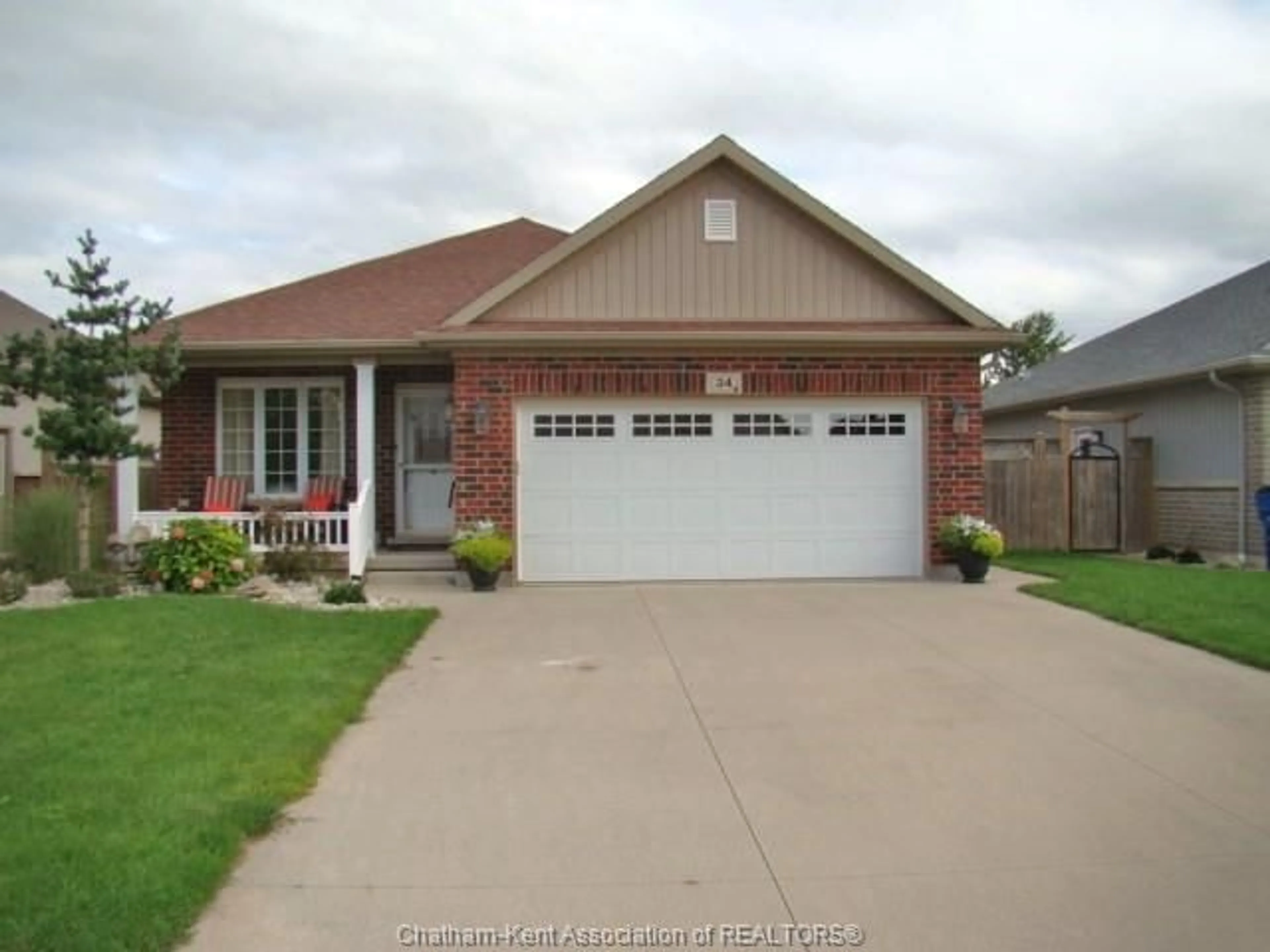 Home with brick exterior material, street for 34 LANZ Blvd, Blenheim Ontario N0P 1A0