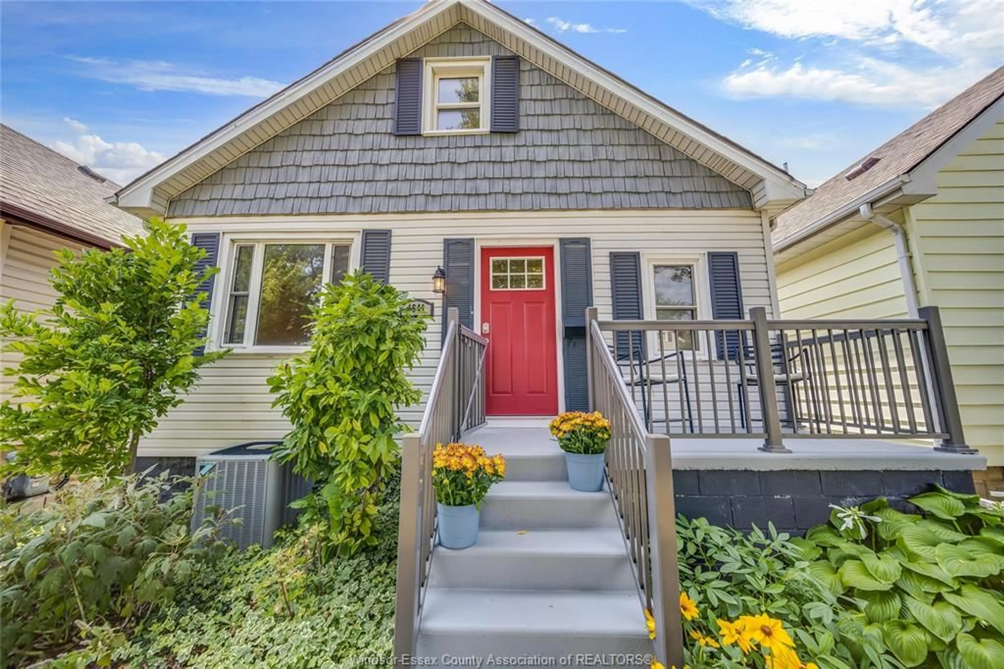 Home with vinyl exterior material, street for 1641 HALL Ave, Windsor Ontario N8X 4S2