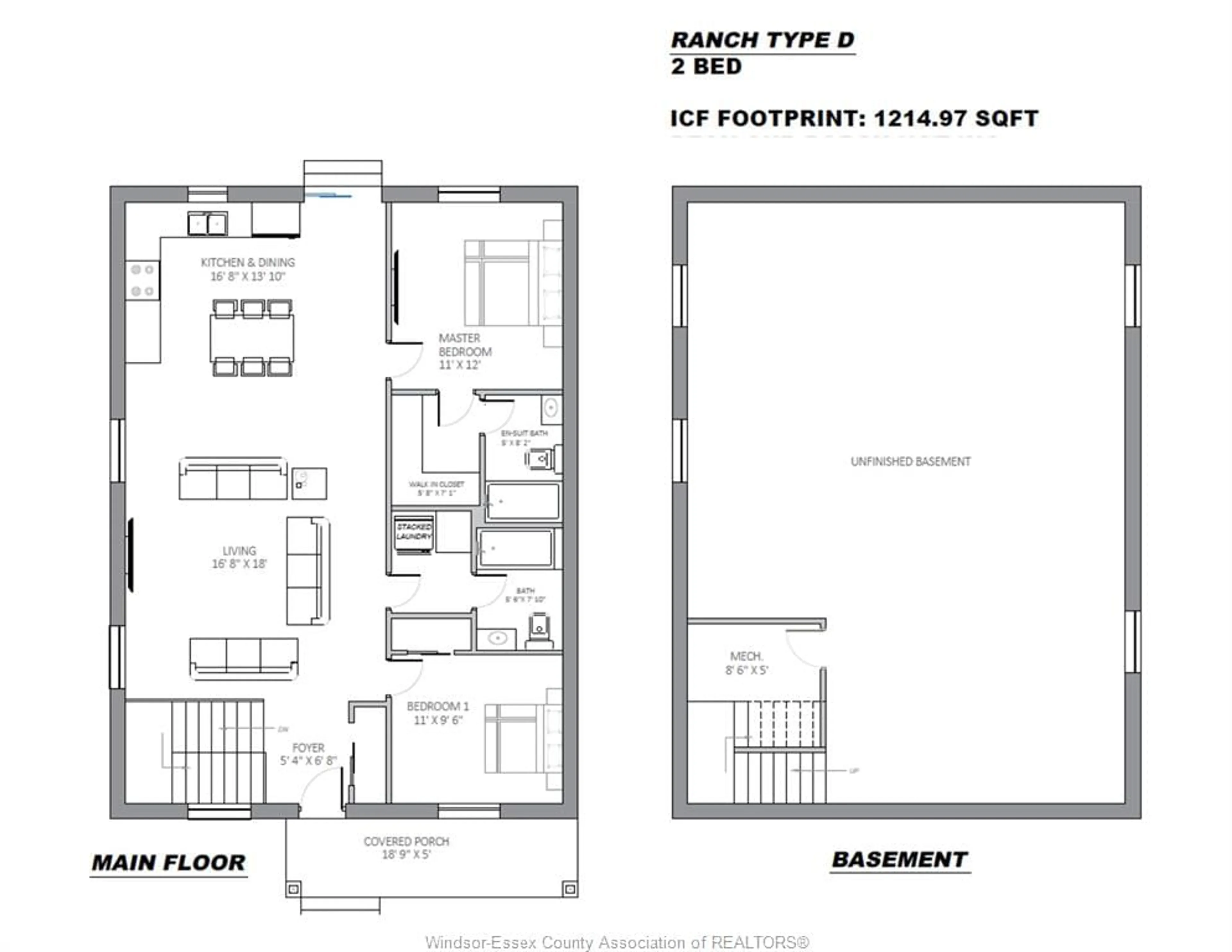 Floor plan for 220 Ross Cres, Essex Ontario N0R 1G0